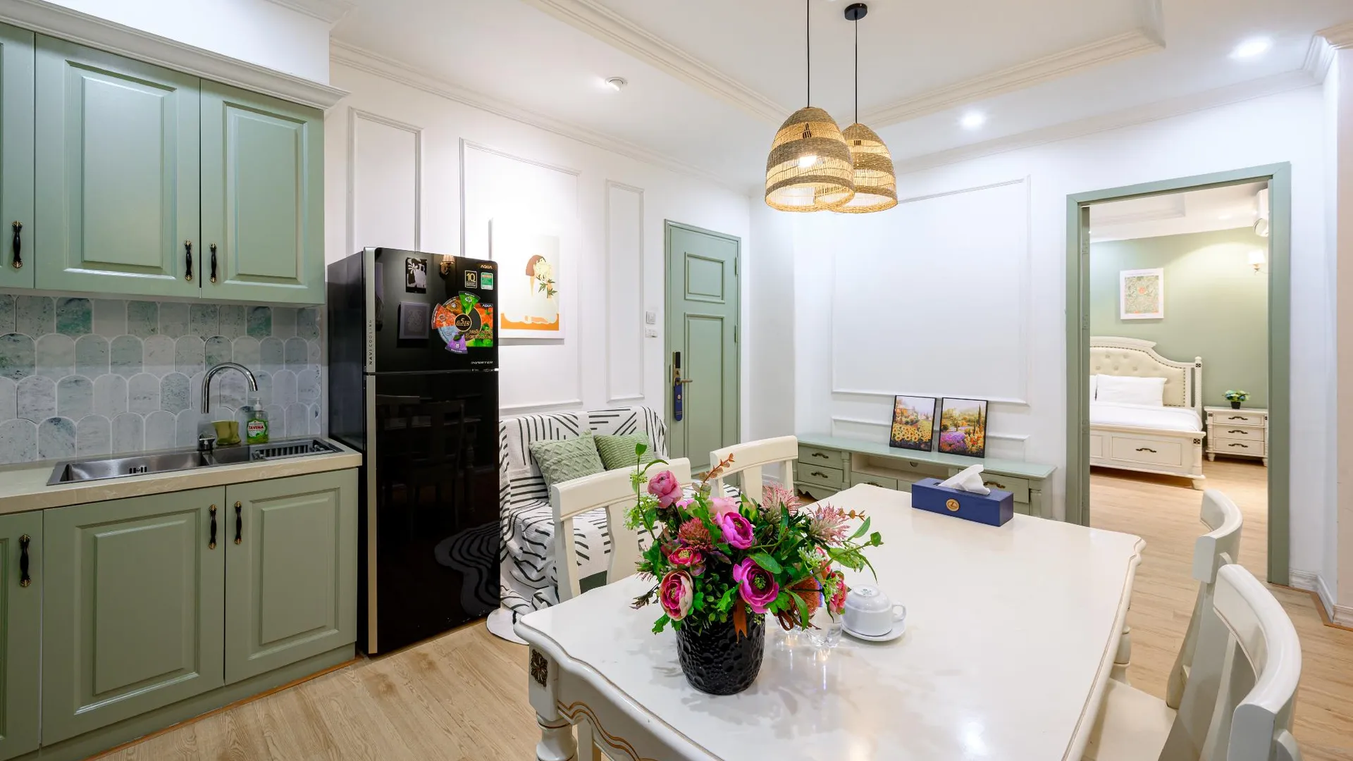 하노이 럭스 파라다이스 스위트 호텔 딕봉하우 4성급 호텔 객실