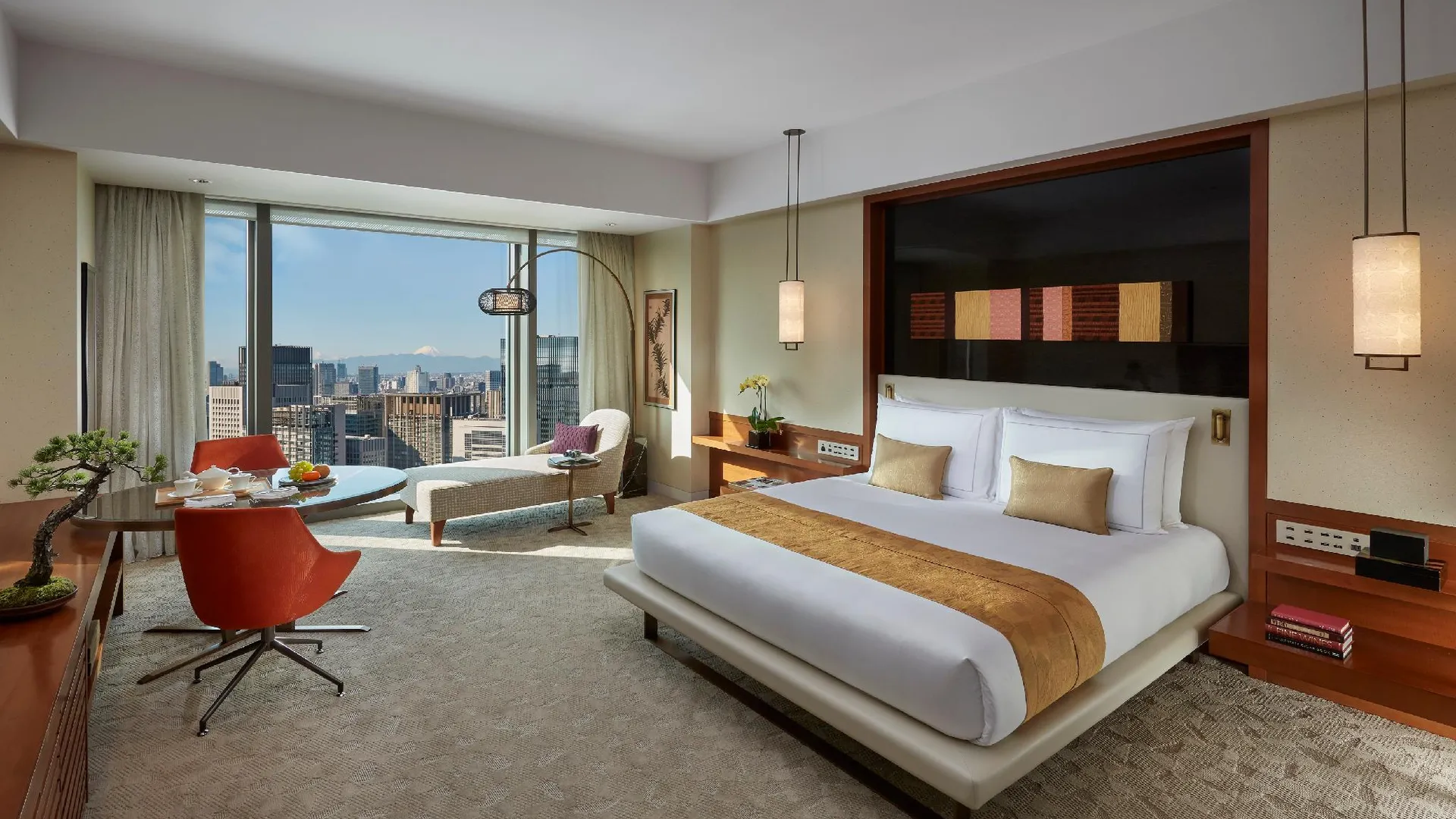 도쿄 / 동경 만다린 오리엔탈 도쿄 5성급 호텔 전망