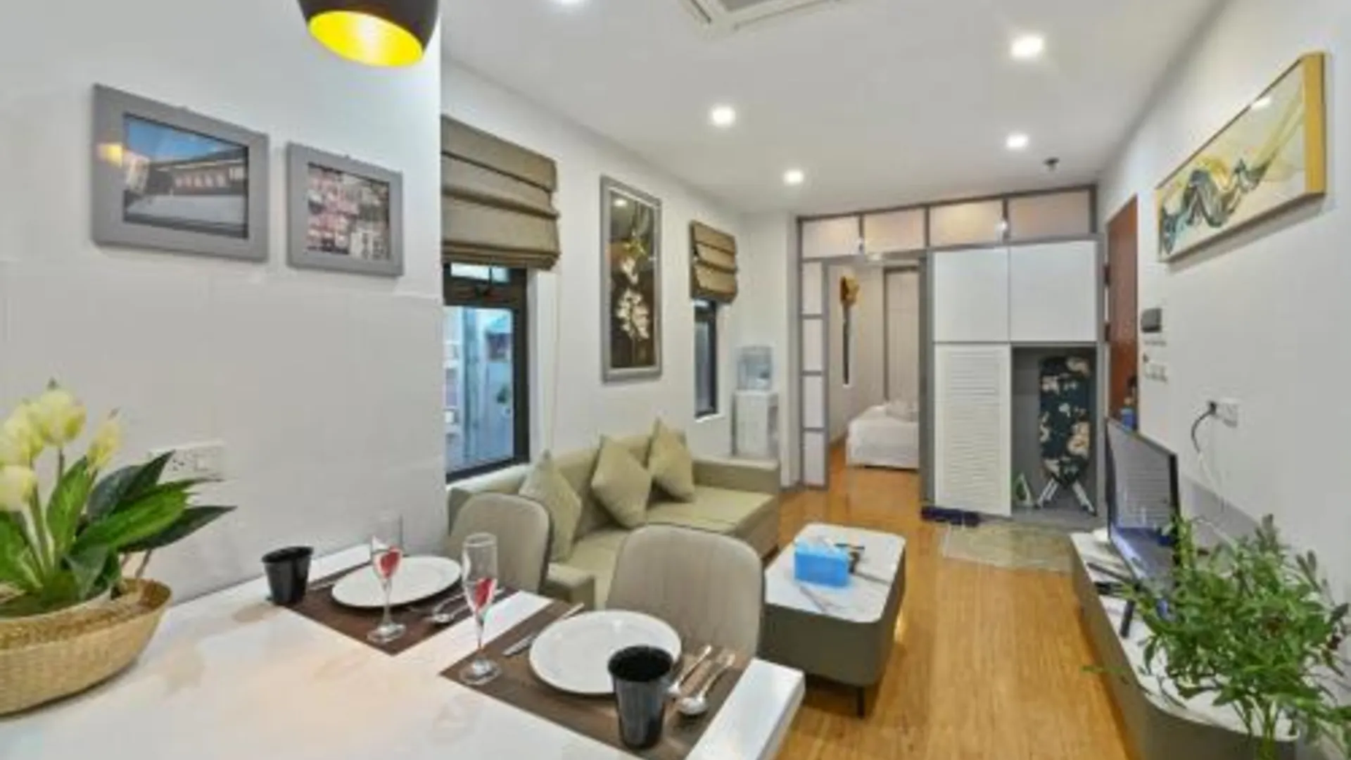 하노이 22하우징 20 린 랑 아파트먼트 3성급 호텔 로비