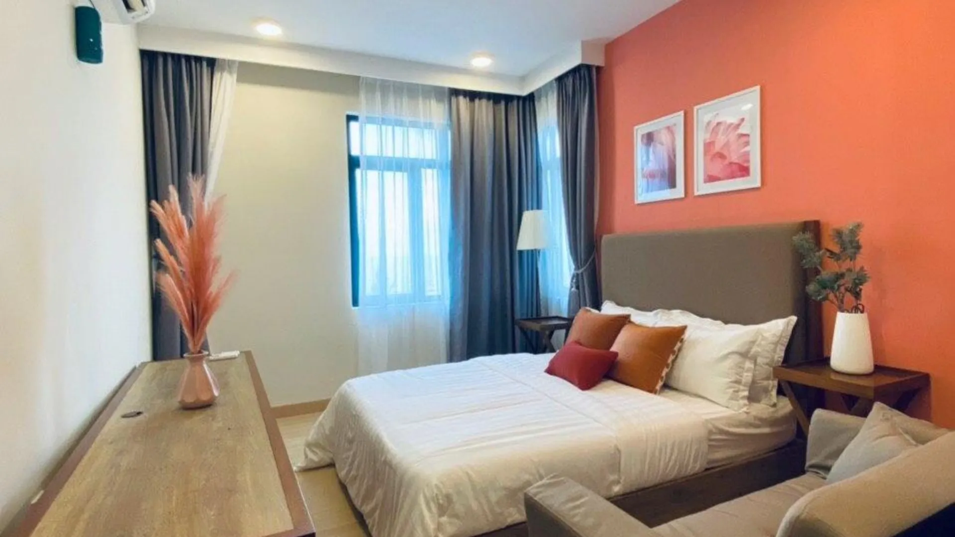 쿠안탄 베세라의 아파트먼트 (917m², 침실 2개, 프라이빗 욕실 2개) 4성급 싱글룸 전망