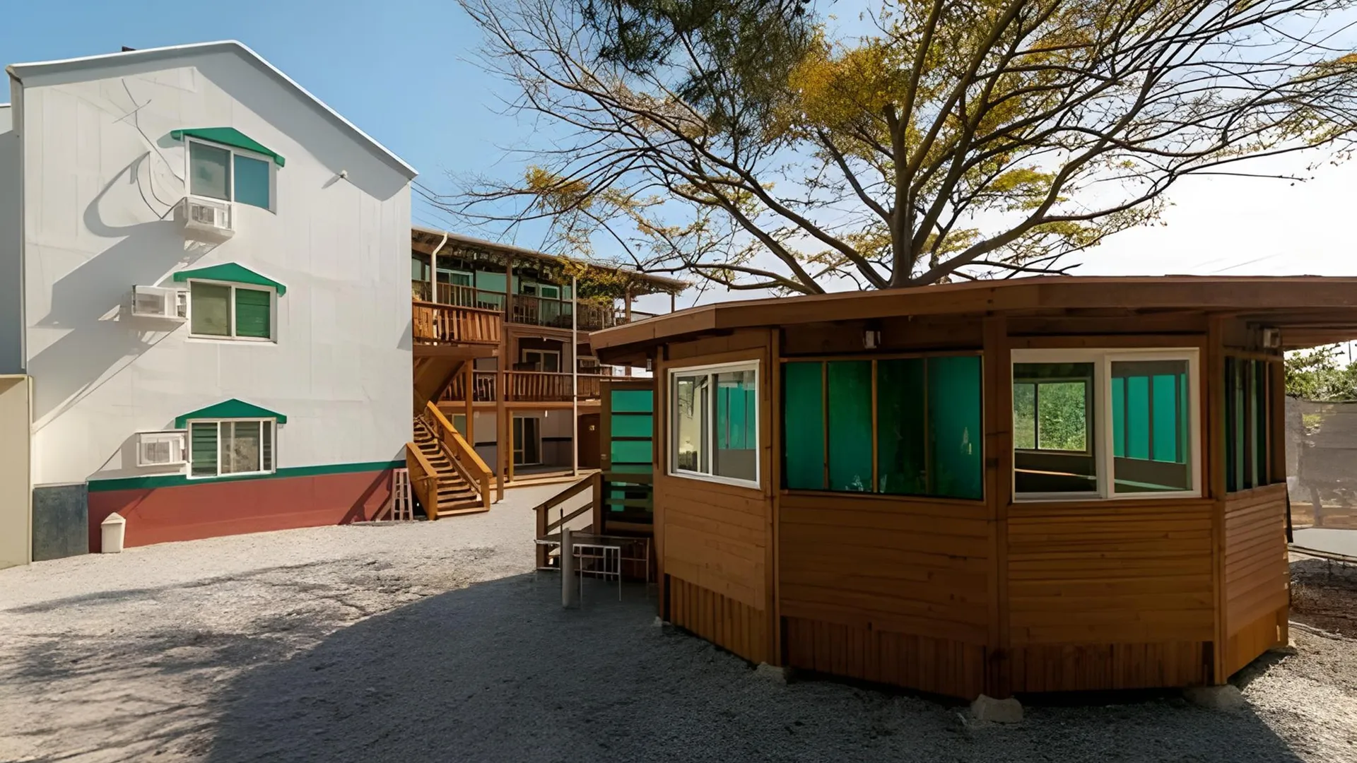 태안 안면도 꽃지오션빌 2성급 게스트하우스 수영장