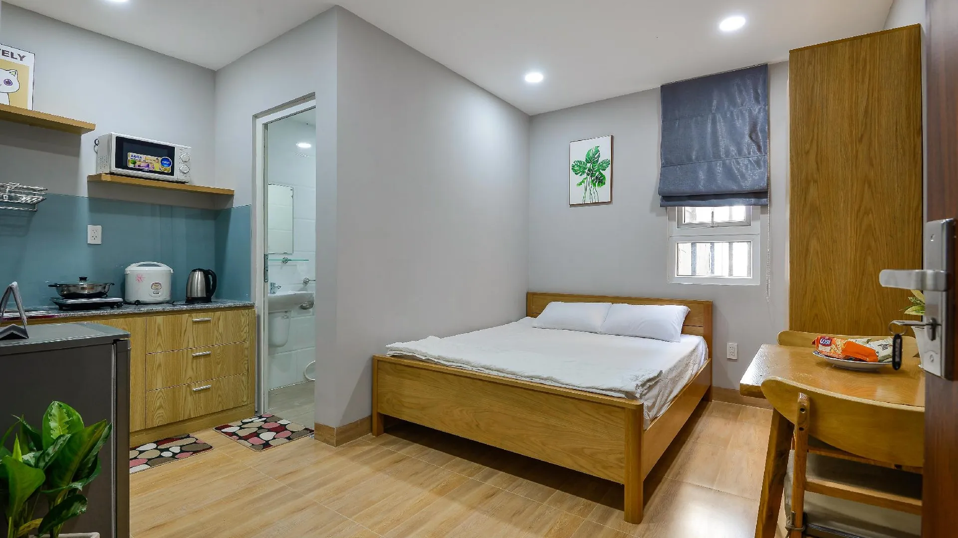 호치민 3군의 스튜디오 아파트먼트 (23m², 프라이빗 욕실 1개) 3성급 싱글룸 스위트룸