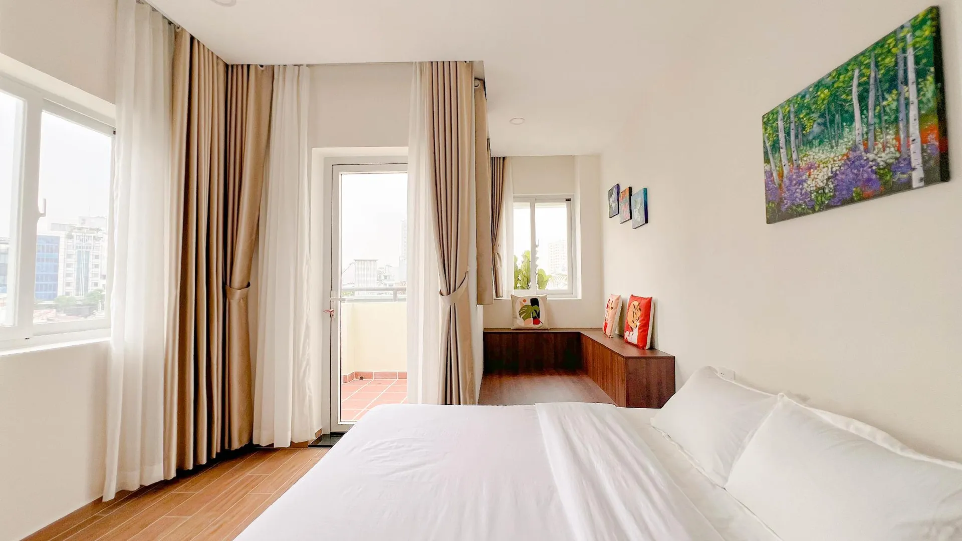 호치민 헤이데이 서비스드 아파트먼트 4성급 호텔 객실