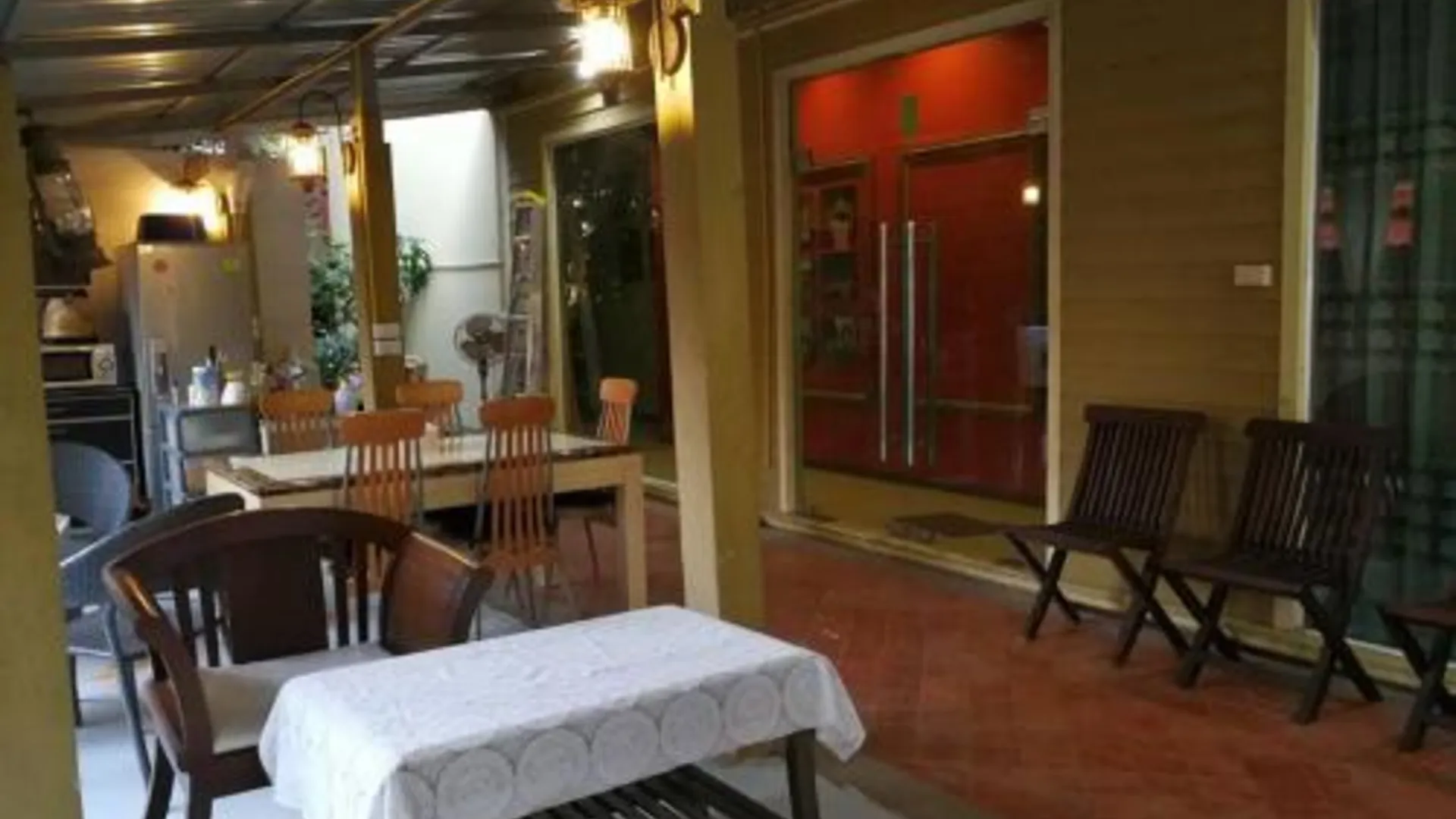 방콕 นอนในสวน รีสอร์ท 3성급 호텔 레스토랑