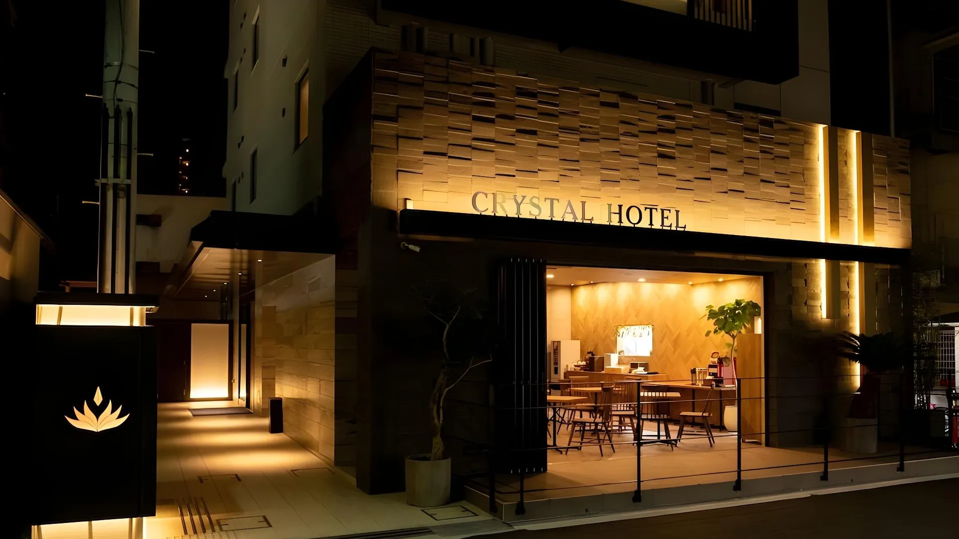 오사카 도톤보리 크리스탈 호텔 4 3성급 호텔 전망