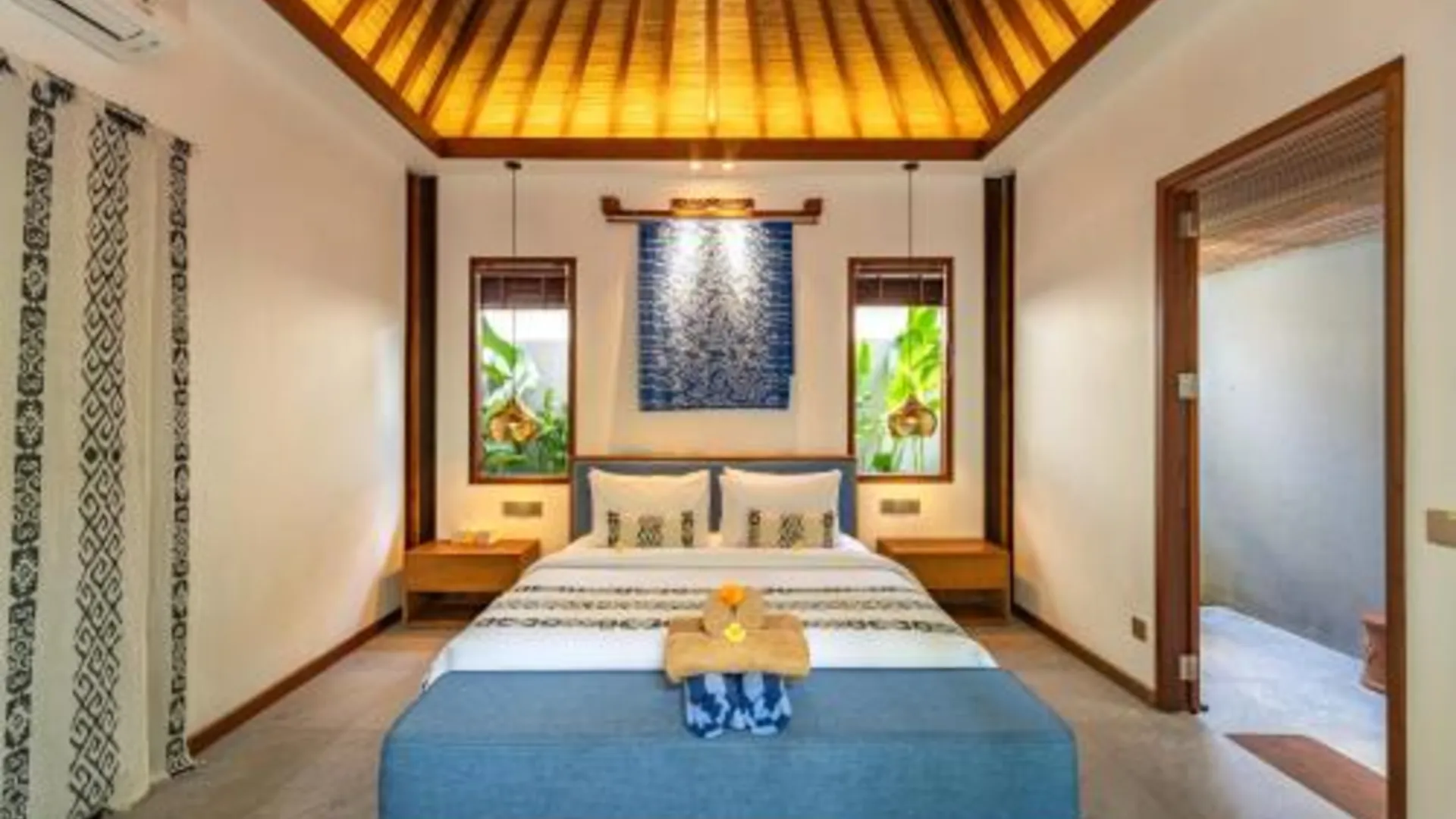 발리 The Peacock Room Ubud 호텔 객실