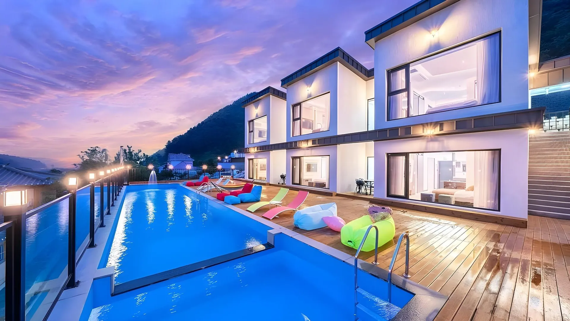 가평 가평 카사레스 2성급 게스트하우스 수영장