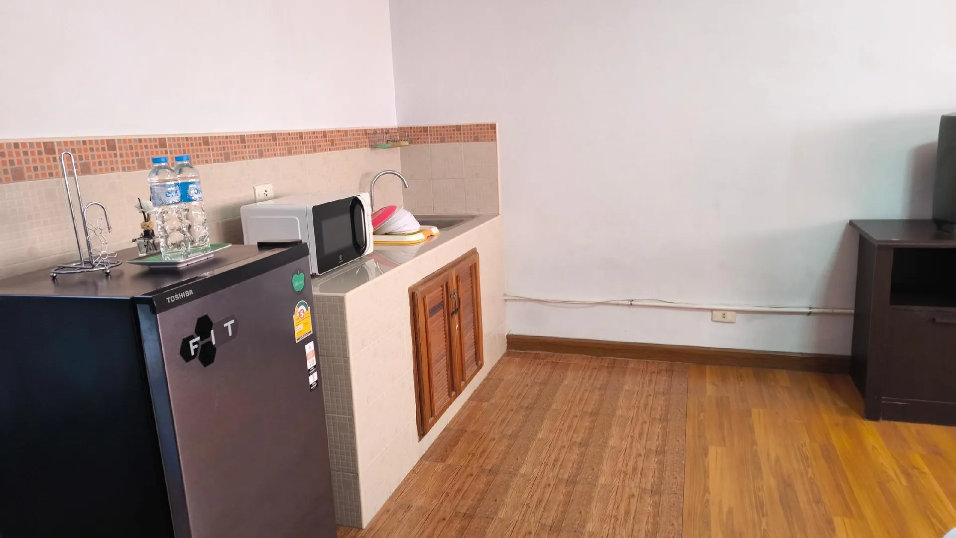 방콕 파크리드의 스튜디오 아파트먼트 (24m², 프라이빗 욕실 1개) 2성급 싱글룸 로비