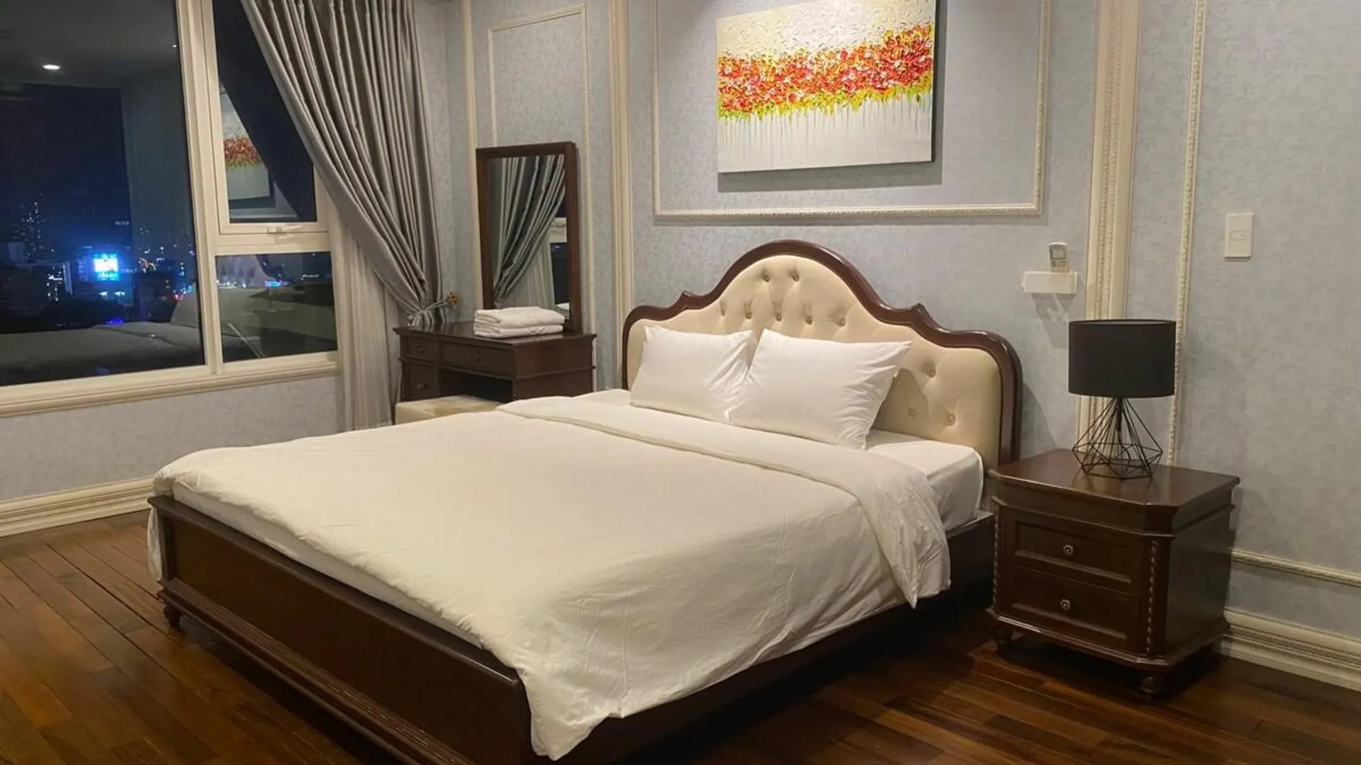 호치민 1군의 프라이빗 하우스 (117m², 침실 2개, 프라이빗 욕실 2개) 4성급 싱글룸 부대시설