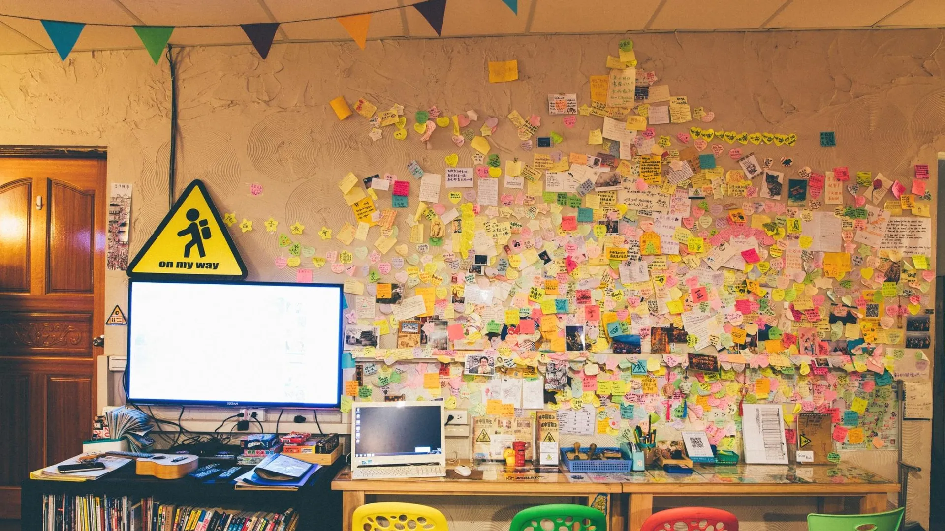 타이베이 온 마이 웨이 지우펀 호스텔 4성급 게스트하우스 레스토랑