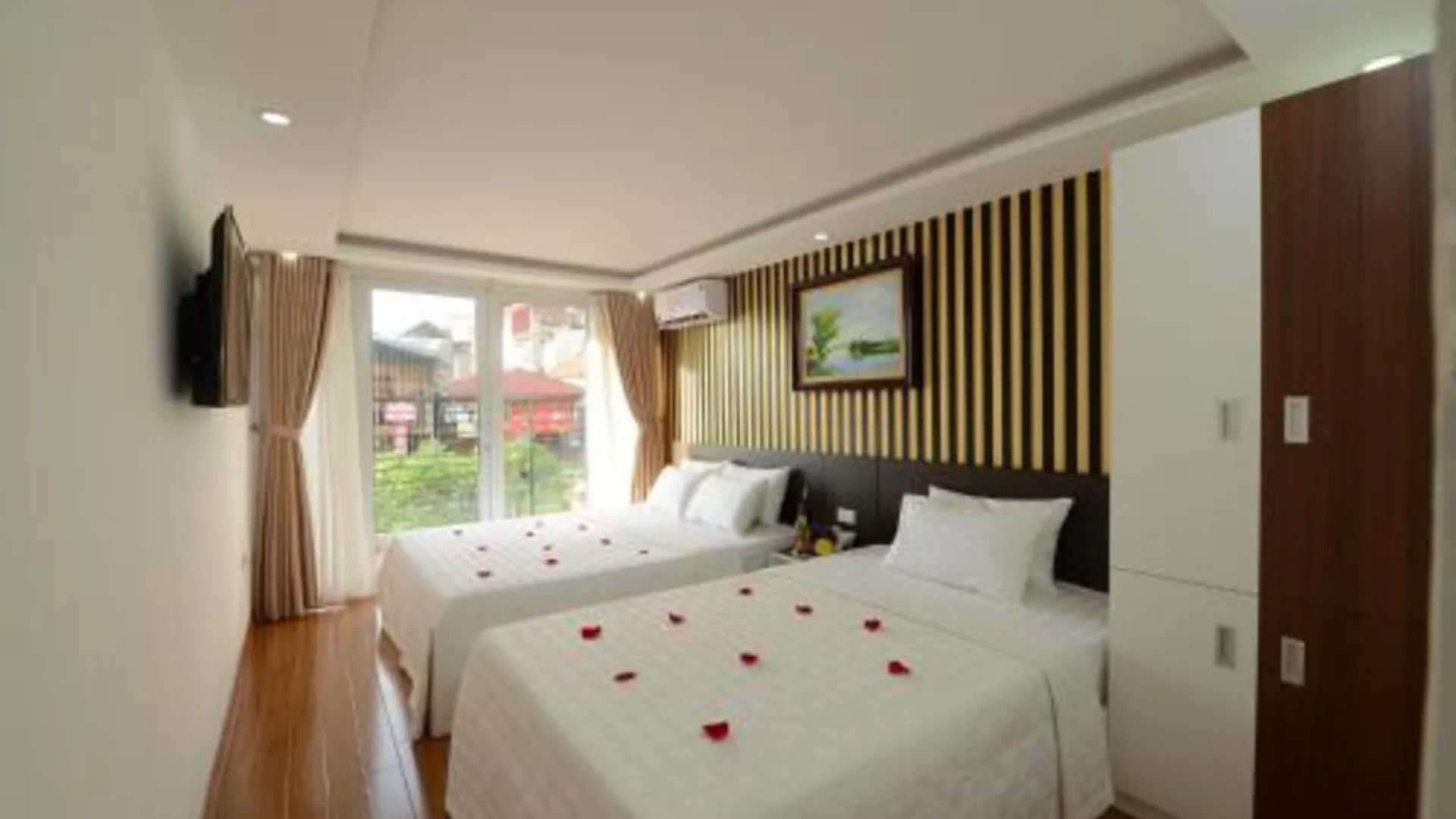 하노이 하노이 골든 호스텔 2성급 호텔 객실