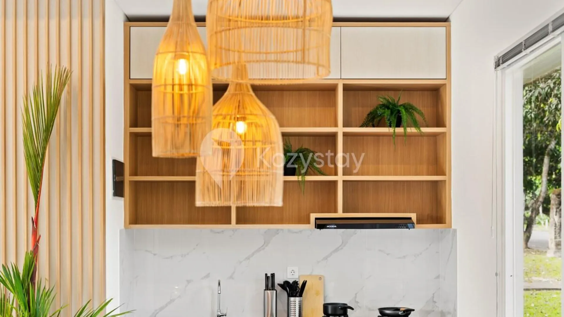 발리 짱구의 빌라 (185m², 침실 2개, 프라이빗 욕실 2개) 4성급 싱글룸 외관