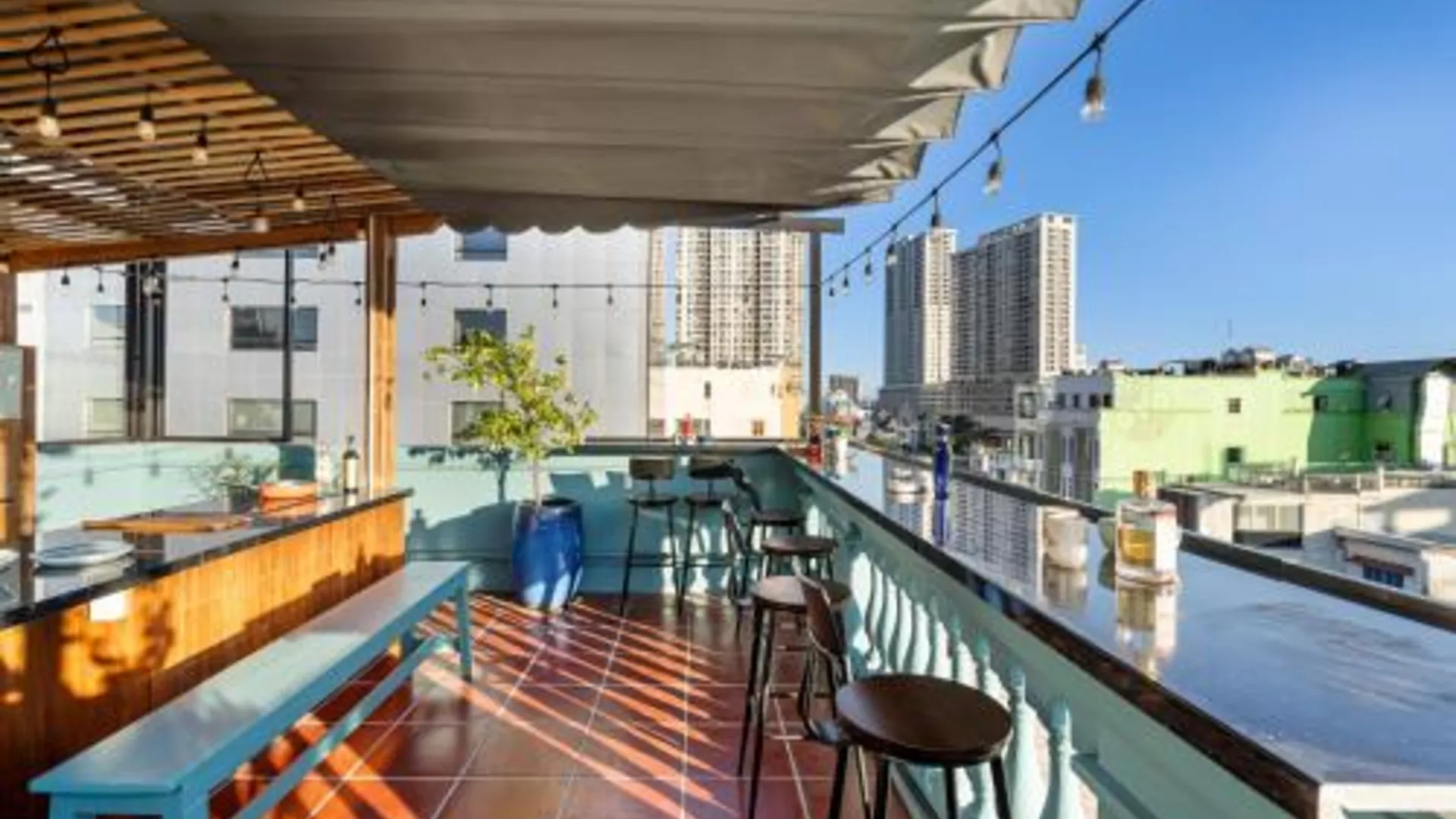 호치민 Mersey Central Saigon Apart'Hotel 4성급 호텔 로비