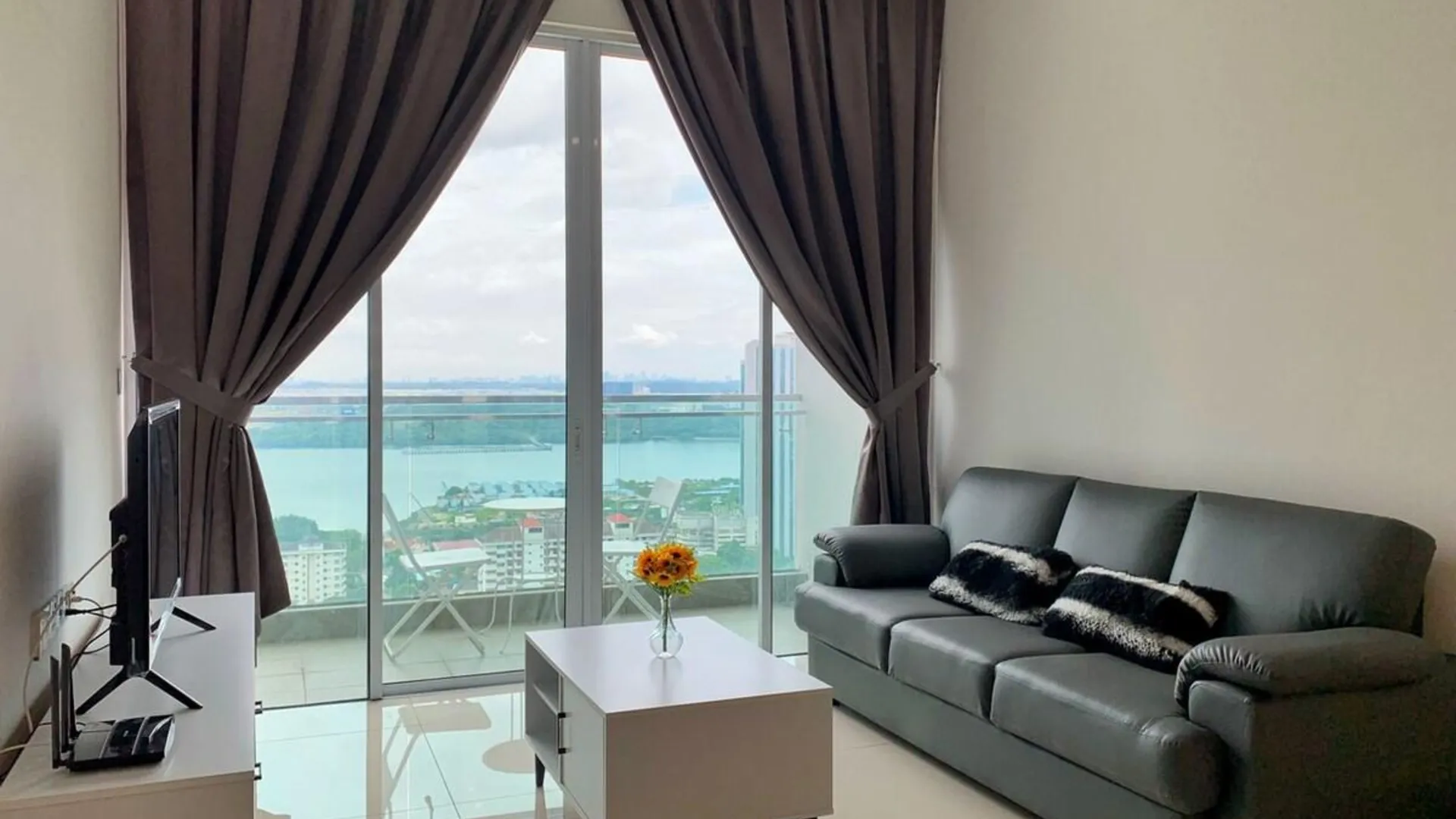 조호바루 / 조호르바루 조호바루의 아파트먼트 (160m², 침실 3개, 프라이빗 욕실 4개) 4성급 싱글룸 전망