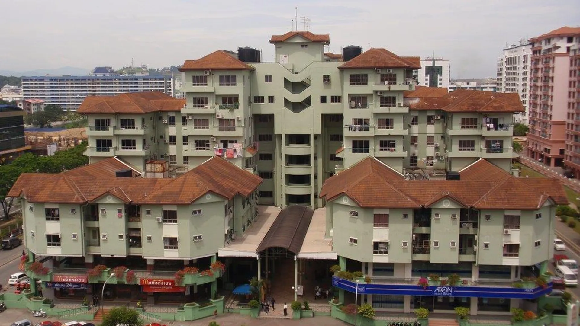 코타키나발루 프롬나드 호텔 아파트먼트 2성급 호텔 스위트룸