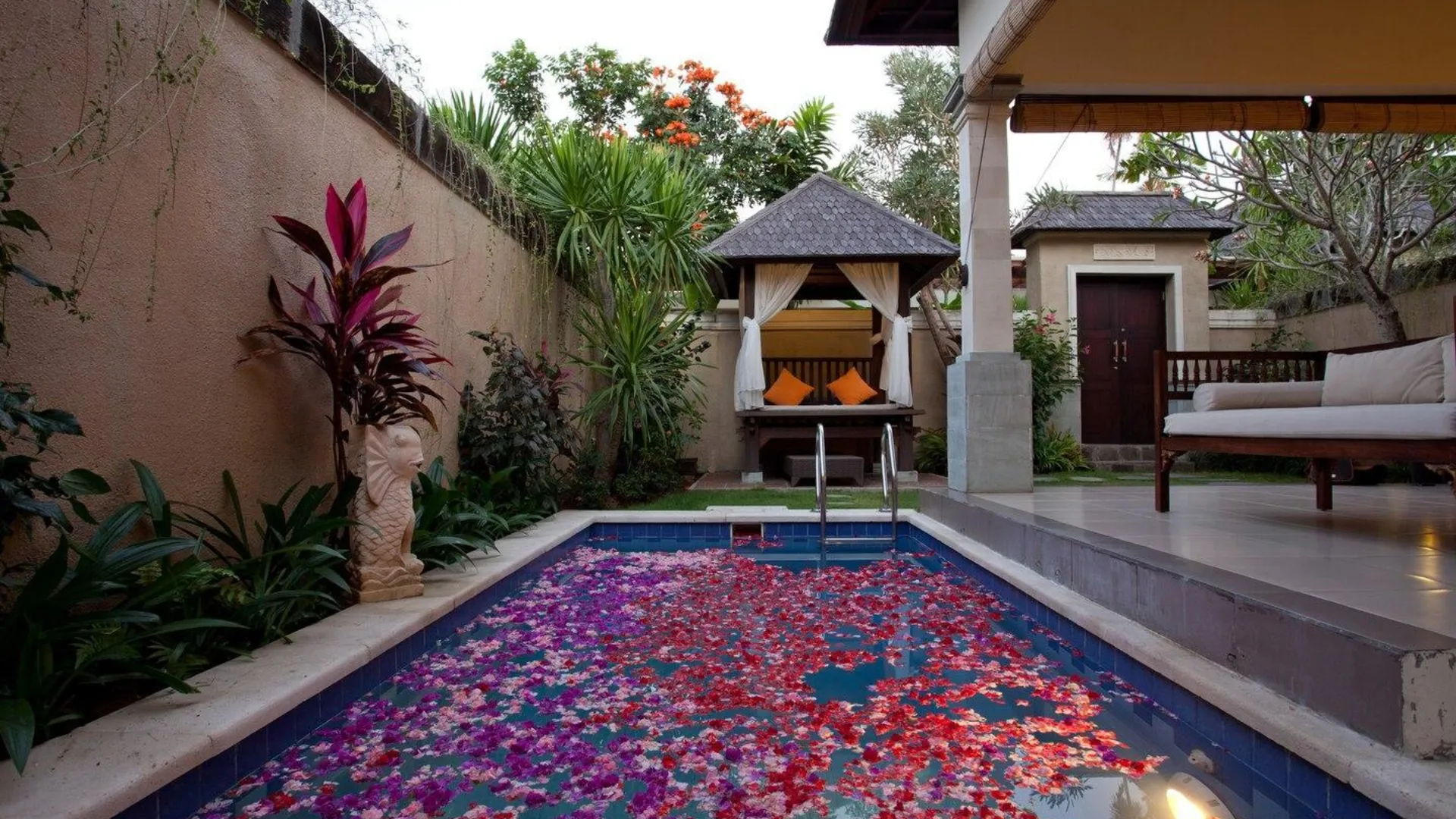 발리 타바난의 빌라 (100m², 침실 1개, 프라이빗 욕실 1개) 3성급 싱글룸 객실