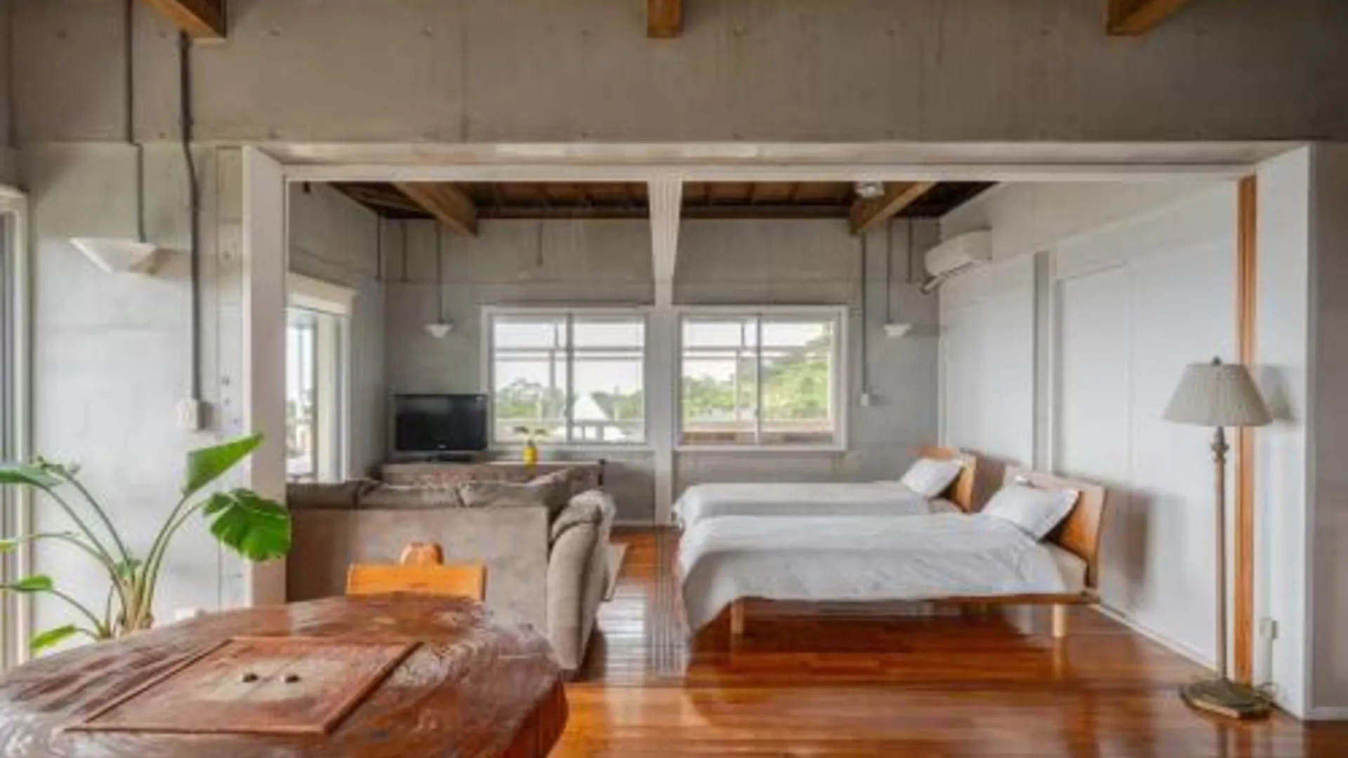 오키나와 본섬 파노라마 오션 뷰 코티지 4성급 게스트하우스 스위트룸