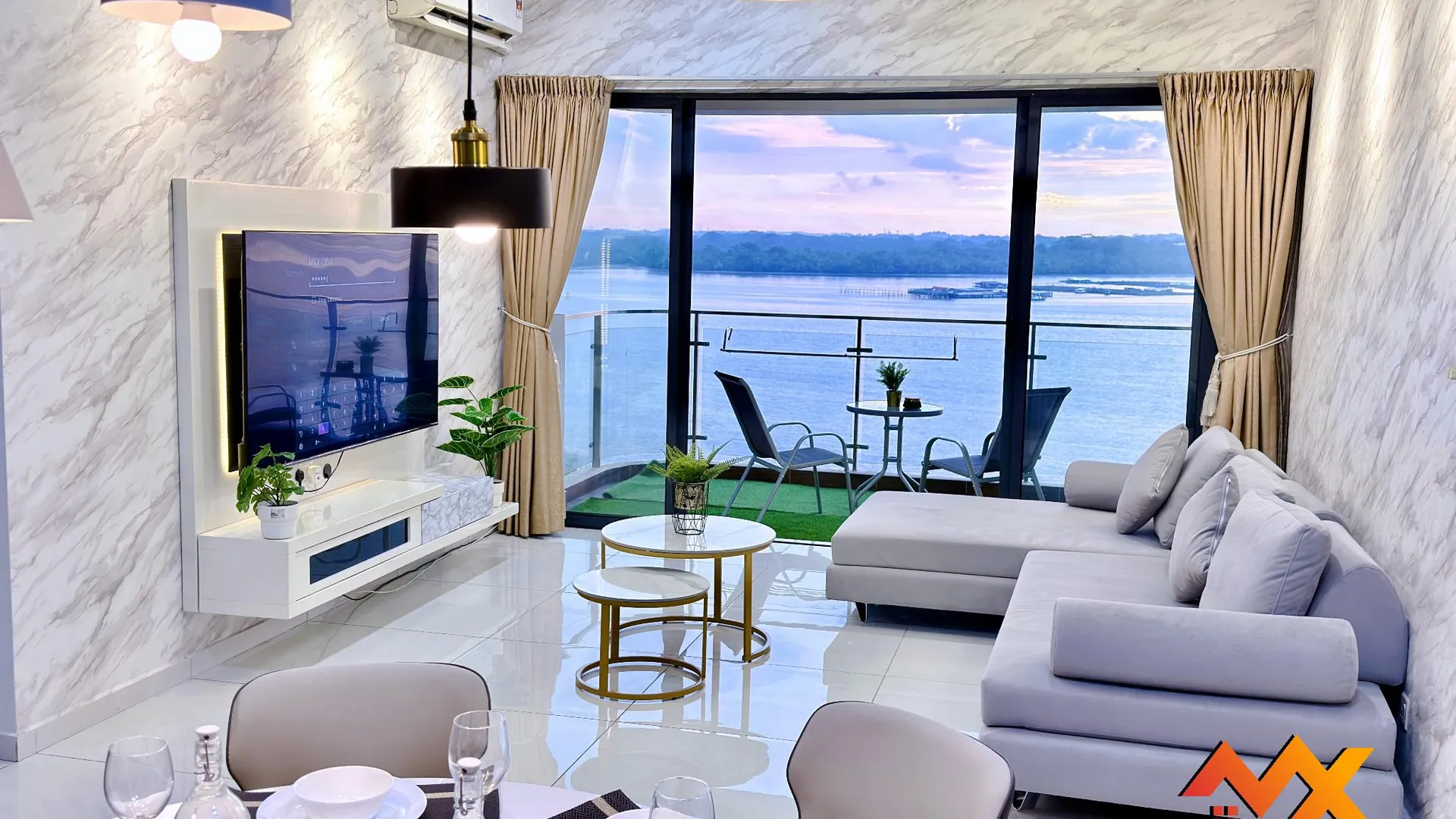 조호바루 / 조호르바루 풀씨뷰 컨트리 가든 6-13인 스마트 TV 70인치 위드 넷플릭스 -CG- 5성급 게스트하우스 스위트룸