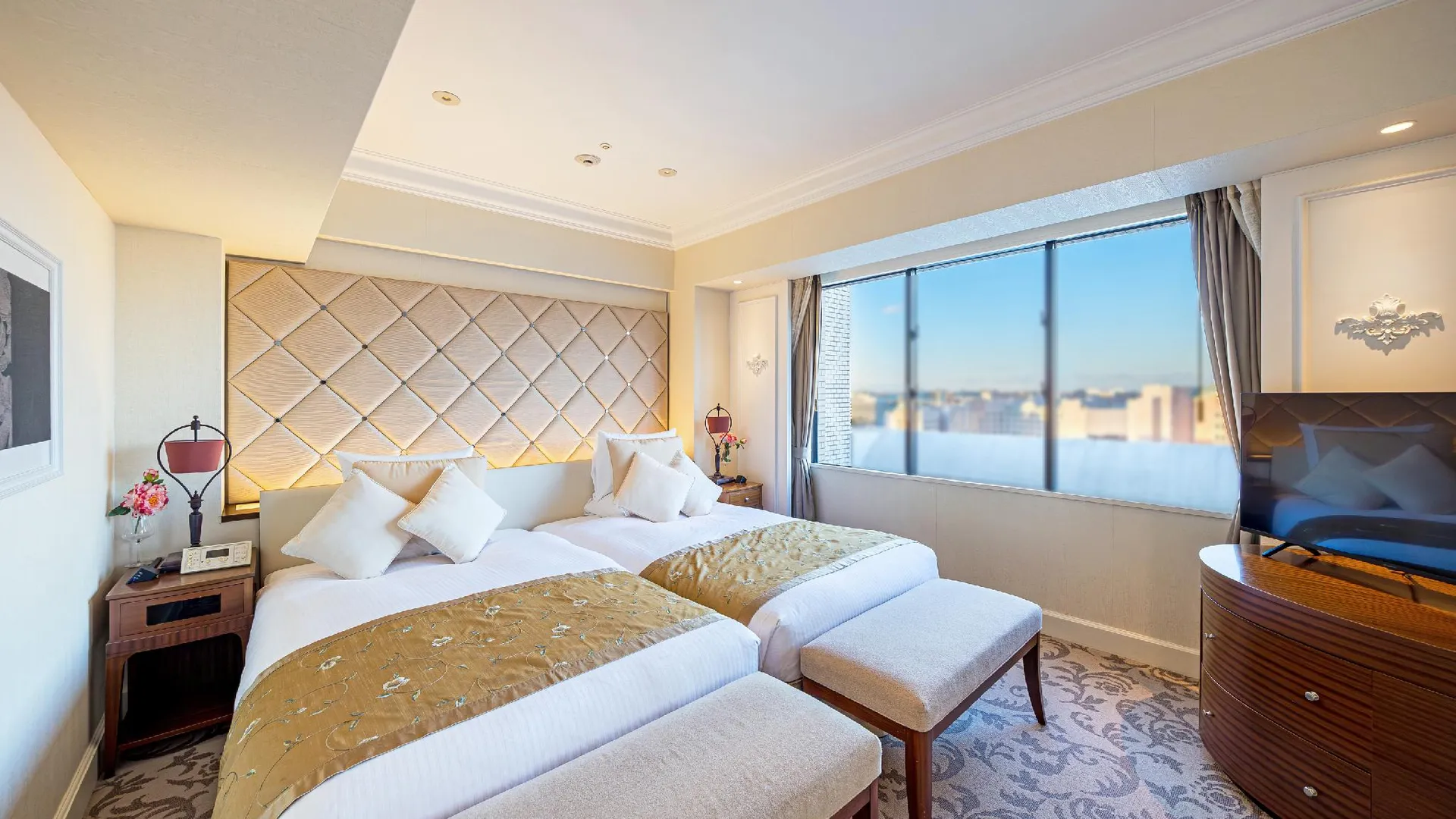 도쿄 / 동경 호텔 오쿠라 도쿄 베이  5성급 호텔 스위트룸