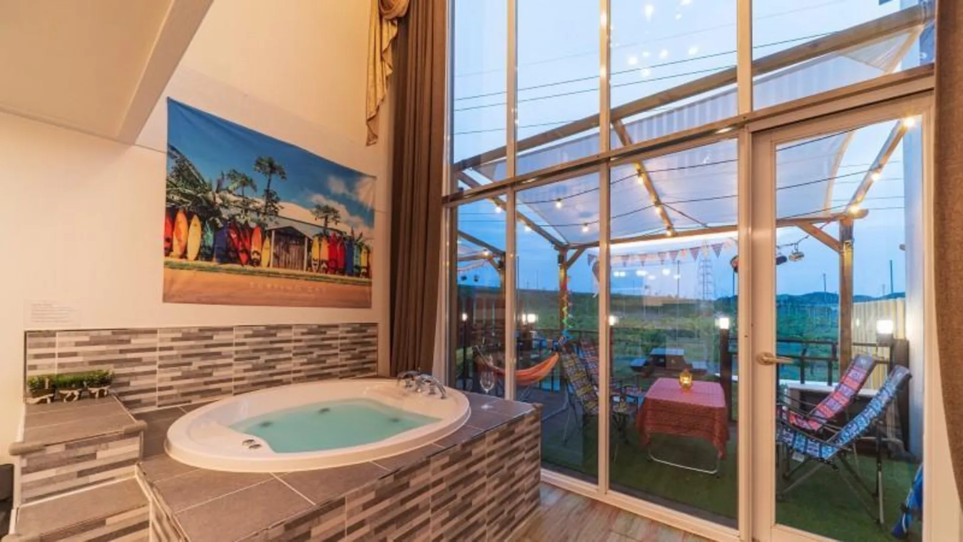 양양 양양캠프 발리별 3성급 게스트하우스 전망