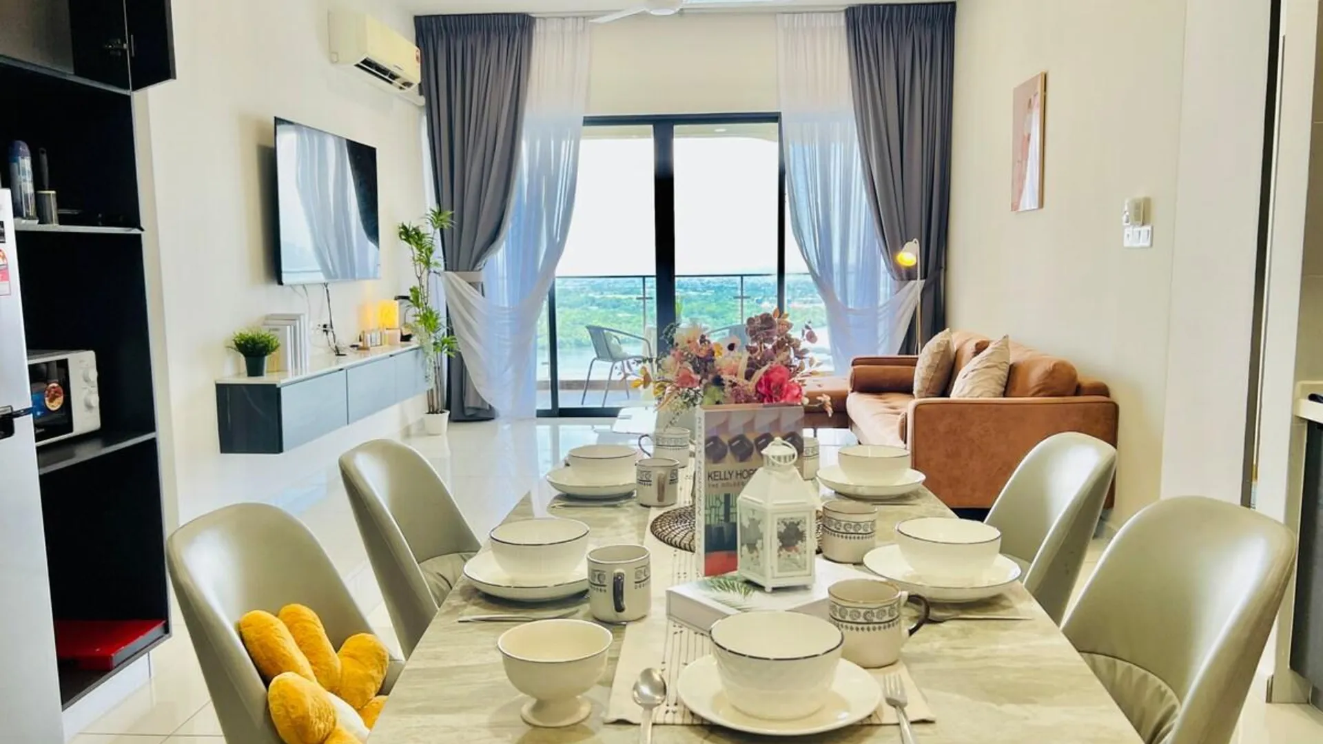 조호바루 / 조호르바루 당가베이의 프라이빗 하우스 (100m², 침실 4개, 프라이빗 욕실 3개) 3성급 싱글룸 로비