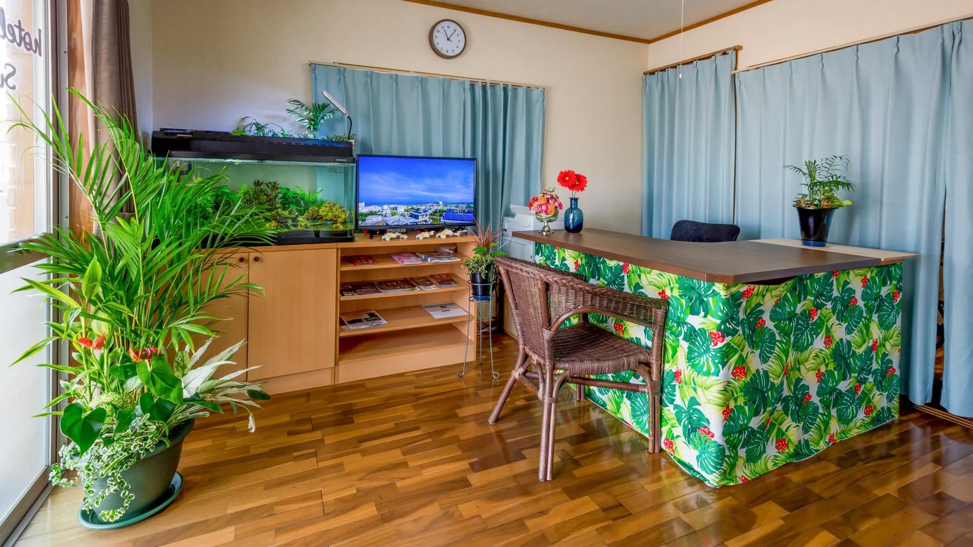 오키나와 본섬 호텔 선셋 잔파 3성급 호텔 로비