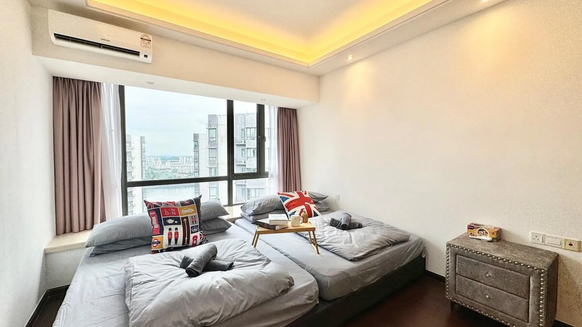 조호바루 / 조호르바루 조호바루의 프라이빗 하우스 (m², 침실 3개, 프라이빗 욕실 2개) 2성급 싱글룸 전망