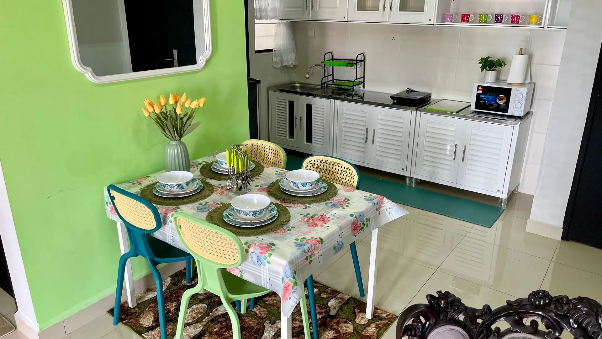 코타바루 코타바루 시내의 아파트먼트 (m², 침실 2개, 프라이빗 욕실 1개) 4성급 싱글룸 수영장