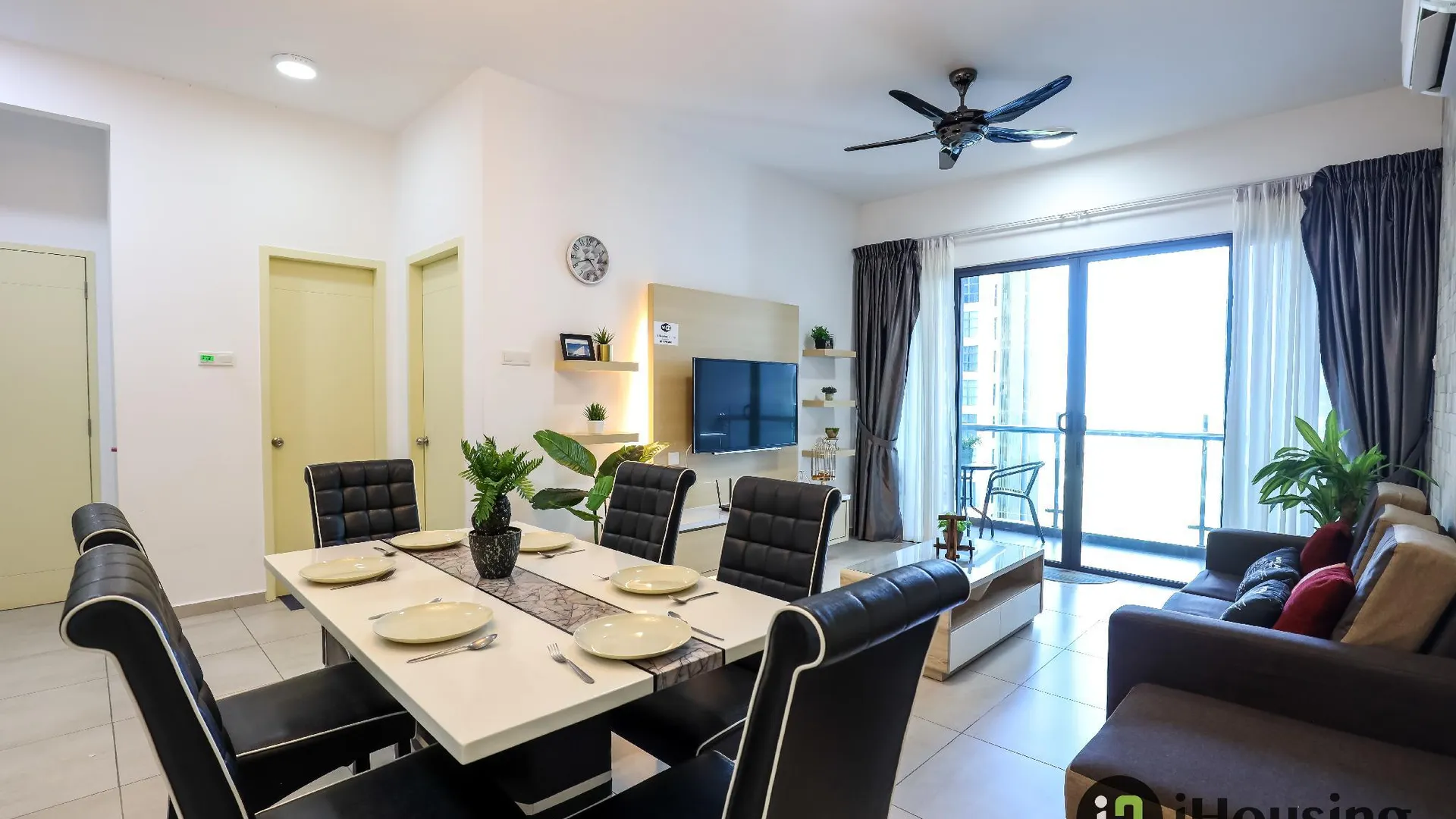 말라카 말라카 시내의 아파트먼트 (858m², 침실 2개, 프라이빗 욕실 2개) 4성급 싱글룸 로비