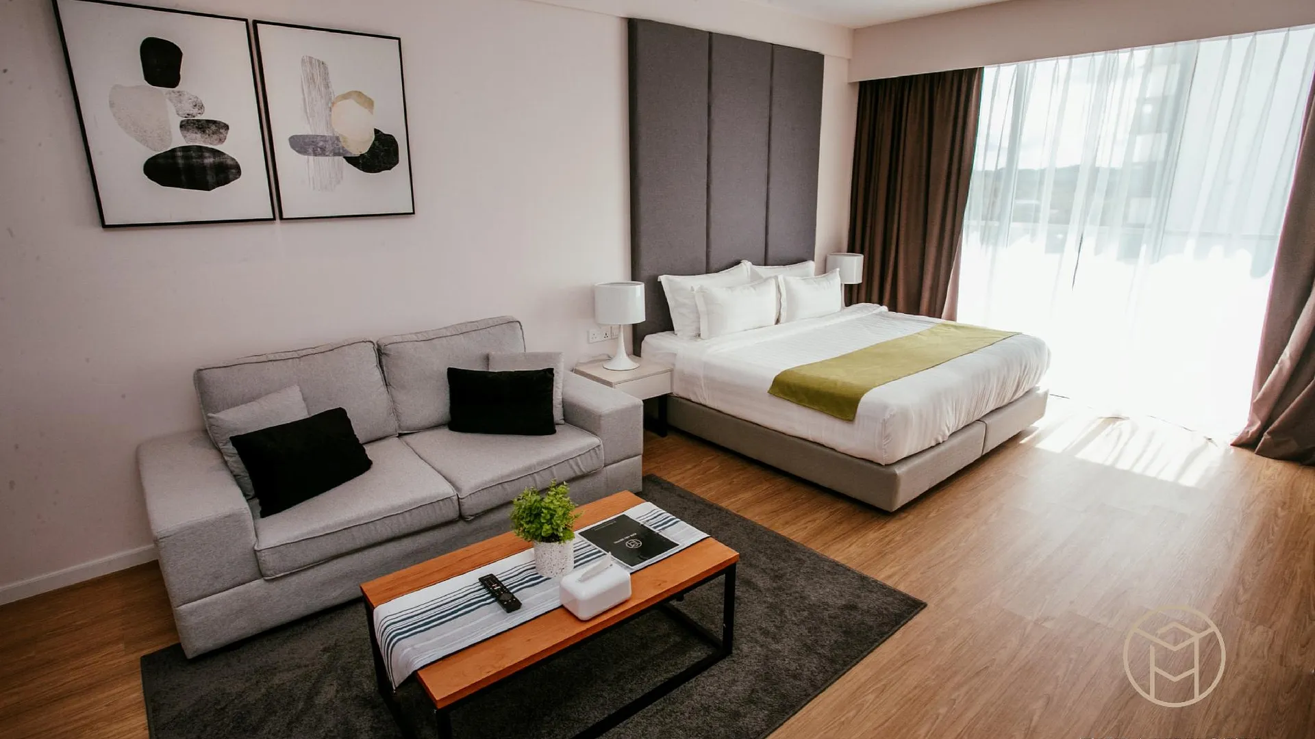 코타키나발루 더 아루 바이 아유호우즈 4성급 호텔 스위트룸