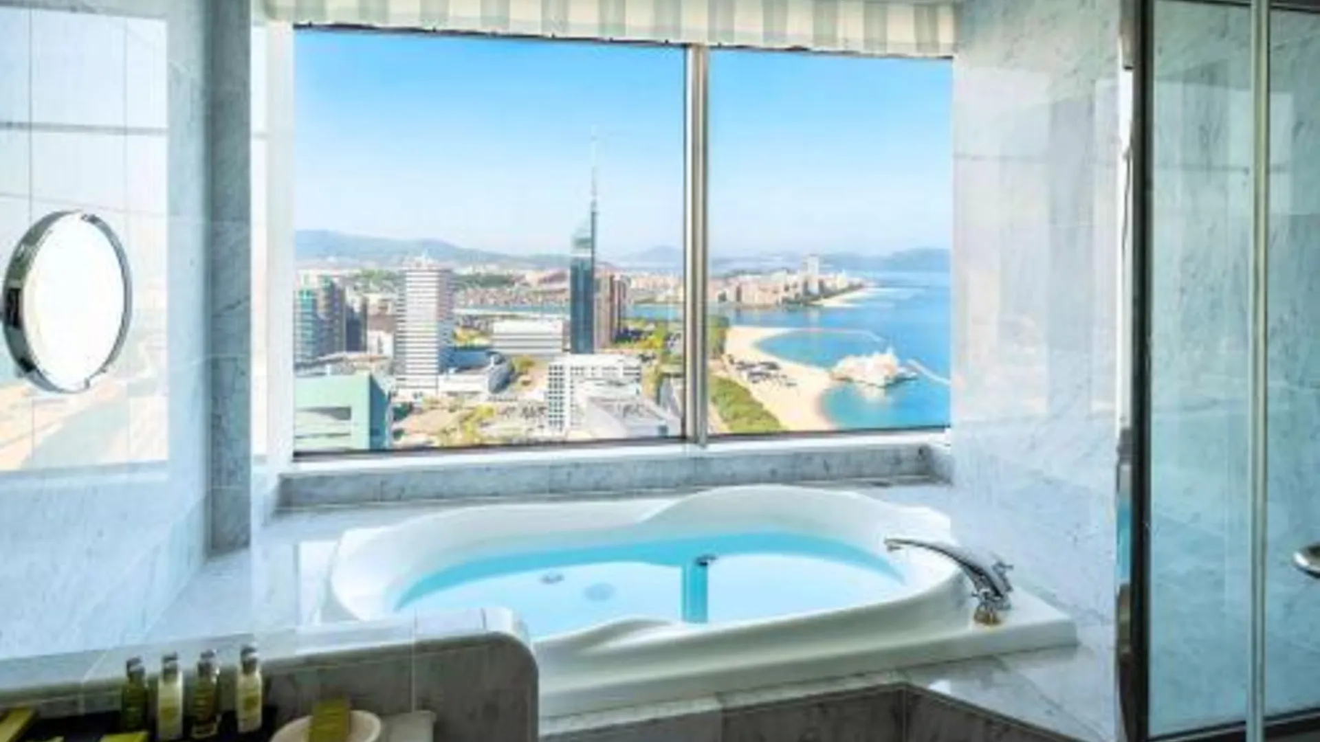 후쿠오카 힐튼 후쿠오카 씨호크 4성급 호텔 스위트룸