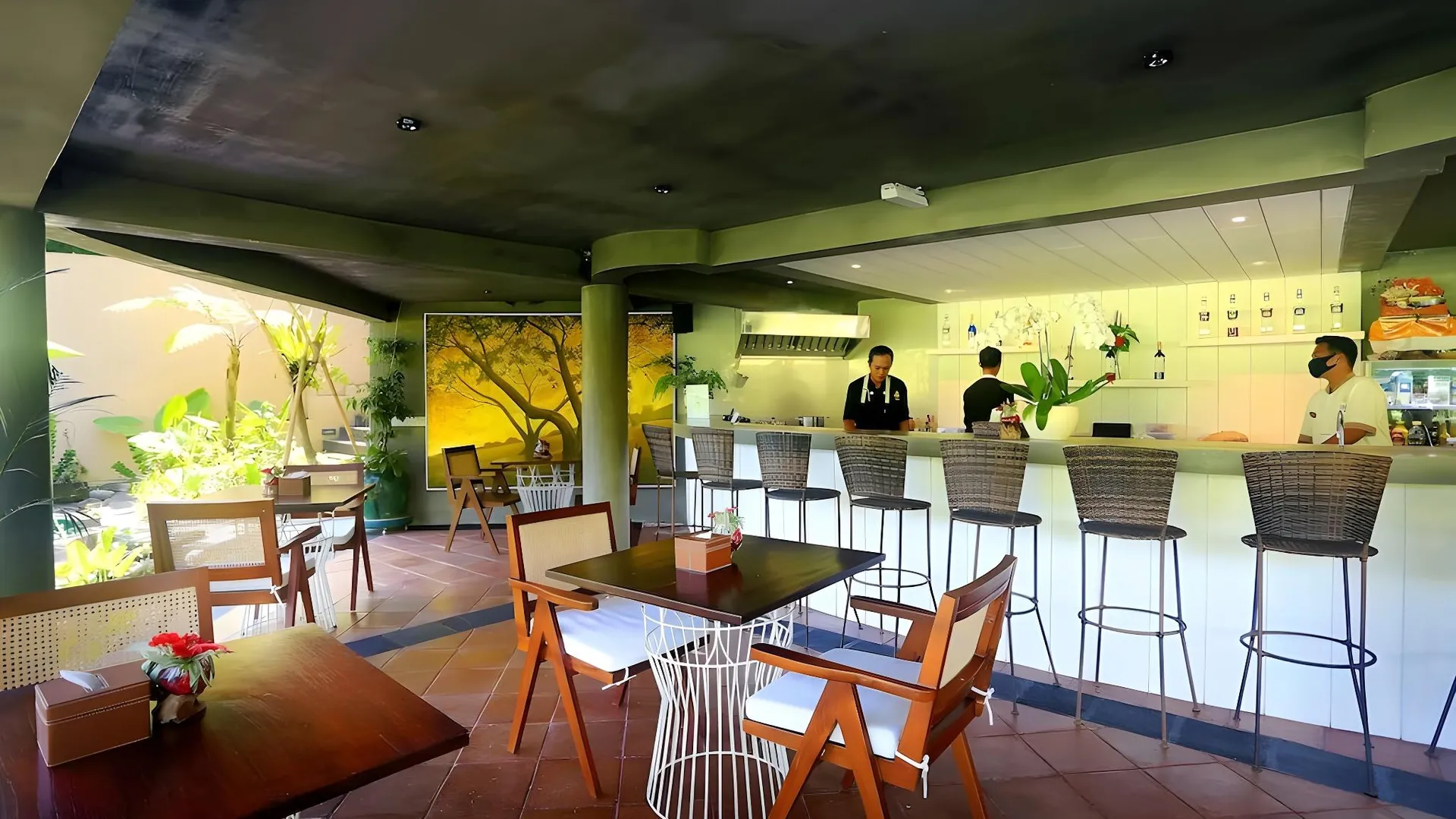 발리 타나마스 빌라스 우붓 호텔 수영장