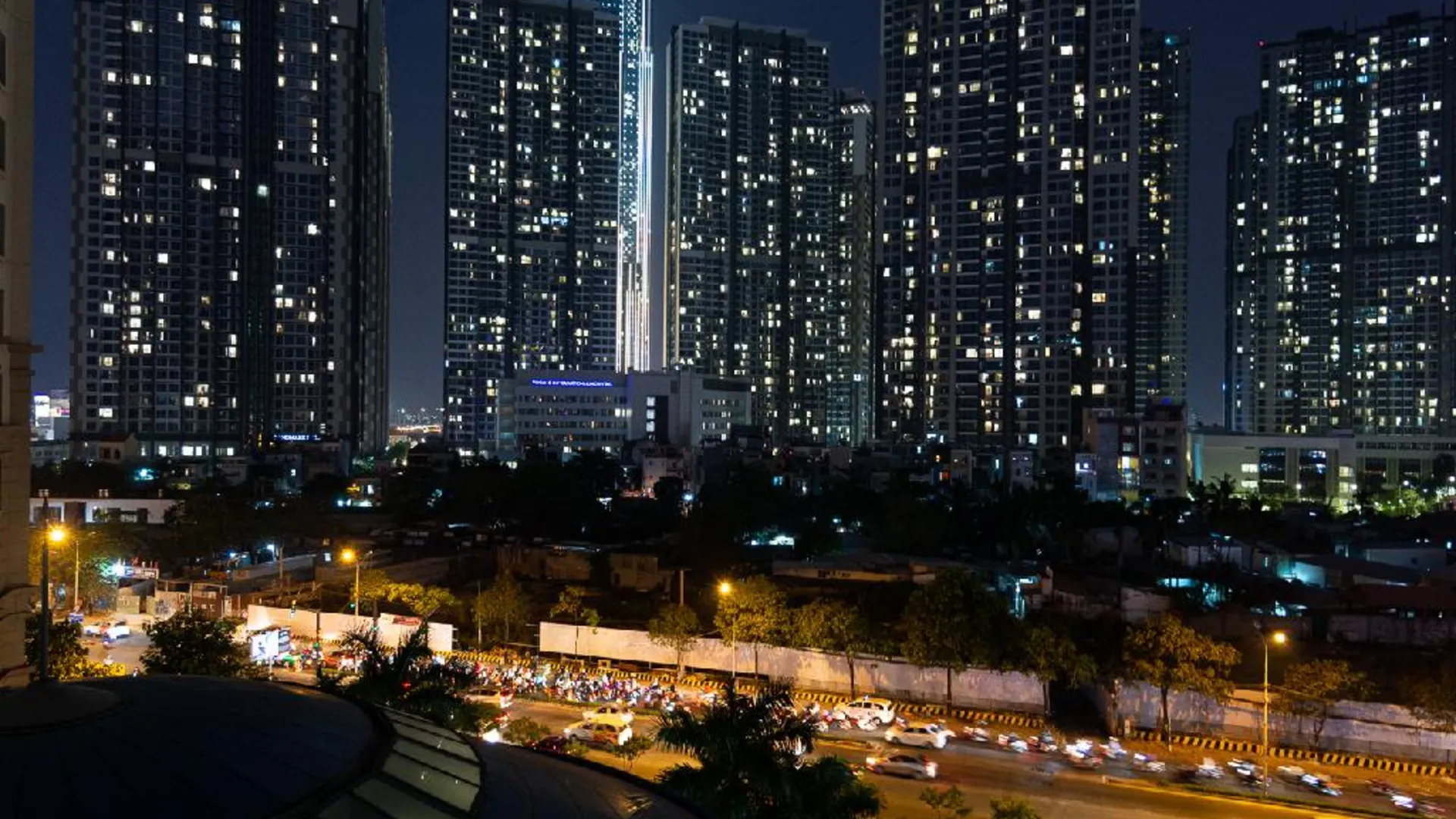 호치민 빈탄의 아파트먼트 (40m², 침실 1개, 프라이빗 욕실 1개) 4성급 싱글룸 수영장