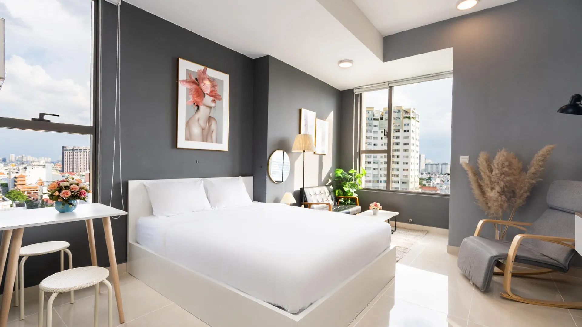 호치민 인피니티 풀 시그니처 - 니어 부이 비엔 스트리트 5성급 게스트하우스 스위트룸