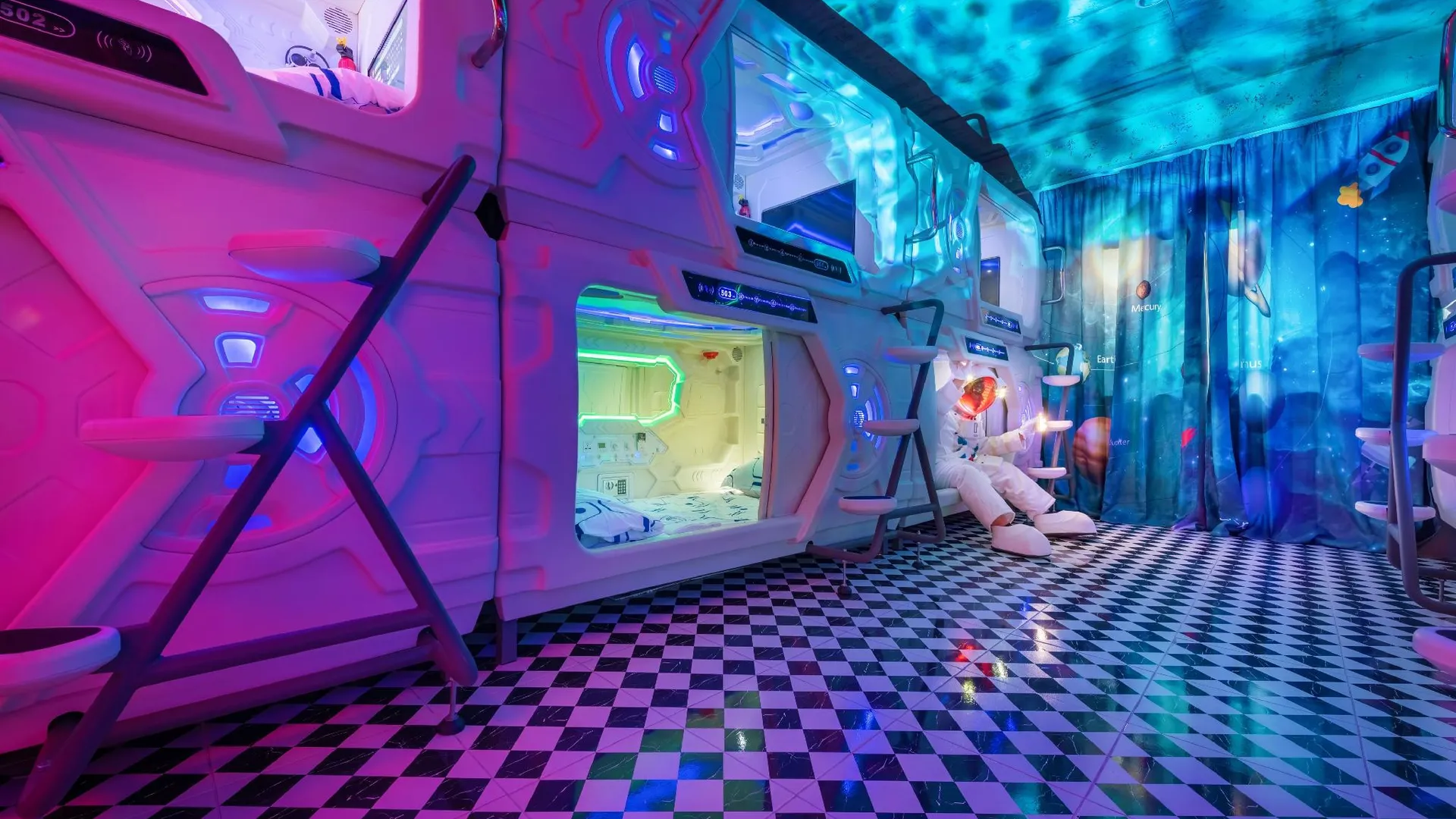 방콕 스페이스 스테이션 호스텔 2성급 호텔 부대시설