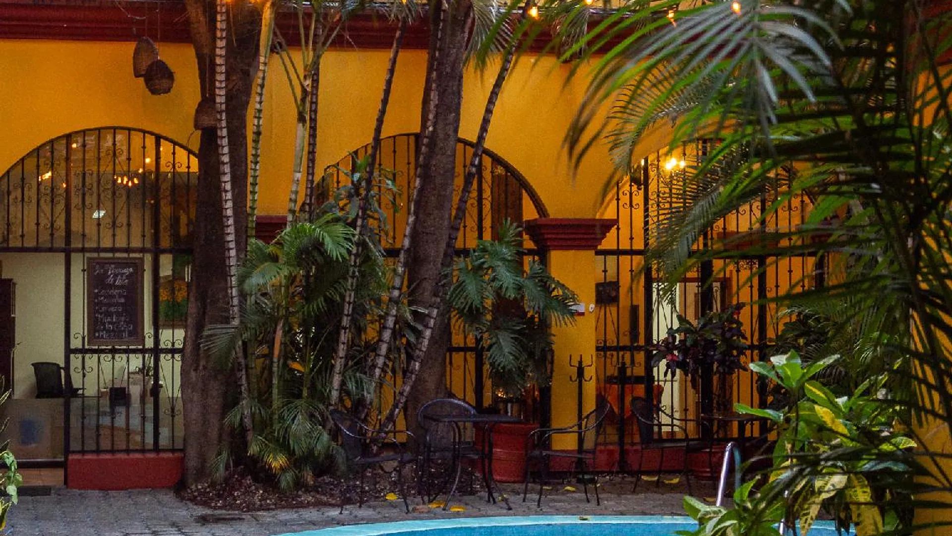 오악사카 Hotel Oaxaca Real 3성급 호텔 레스토랑