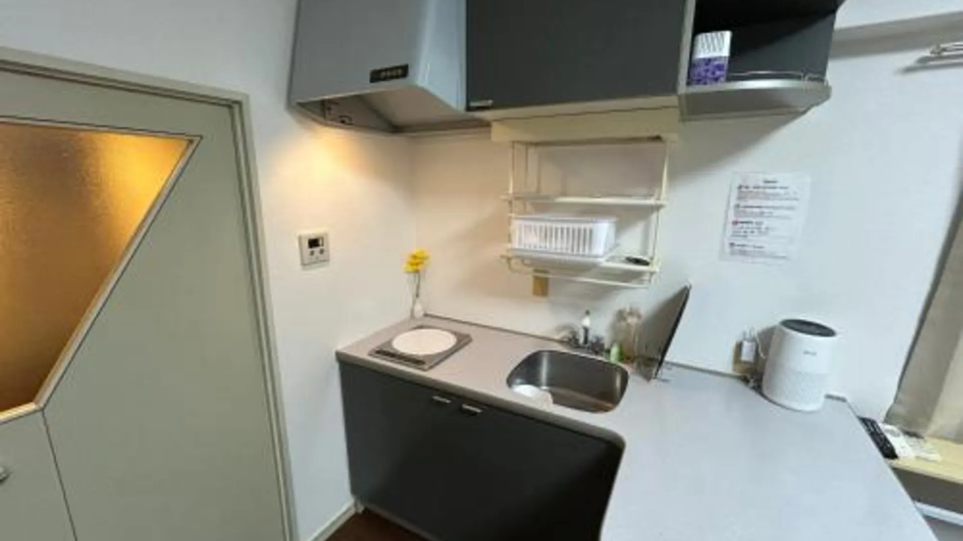 후쿠오카 후쿠오카의 아파트먼트 (24m², 침실 1개, 프라이빗 욕실 1개) 2성급 게스트하우스 레스토랑