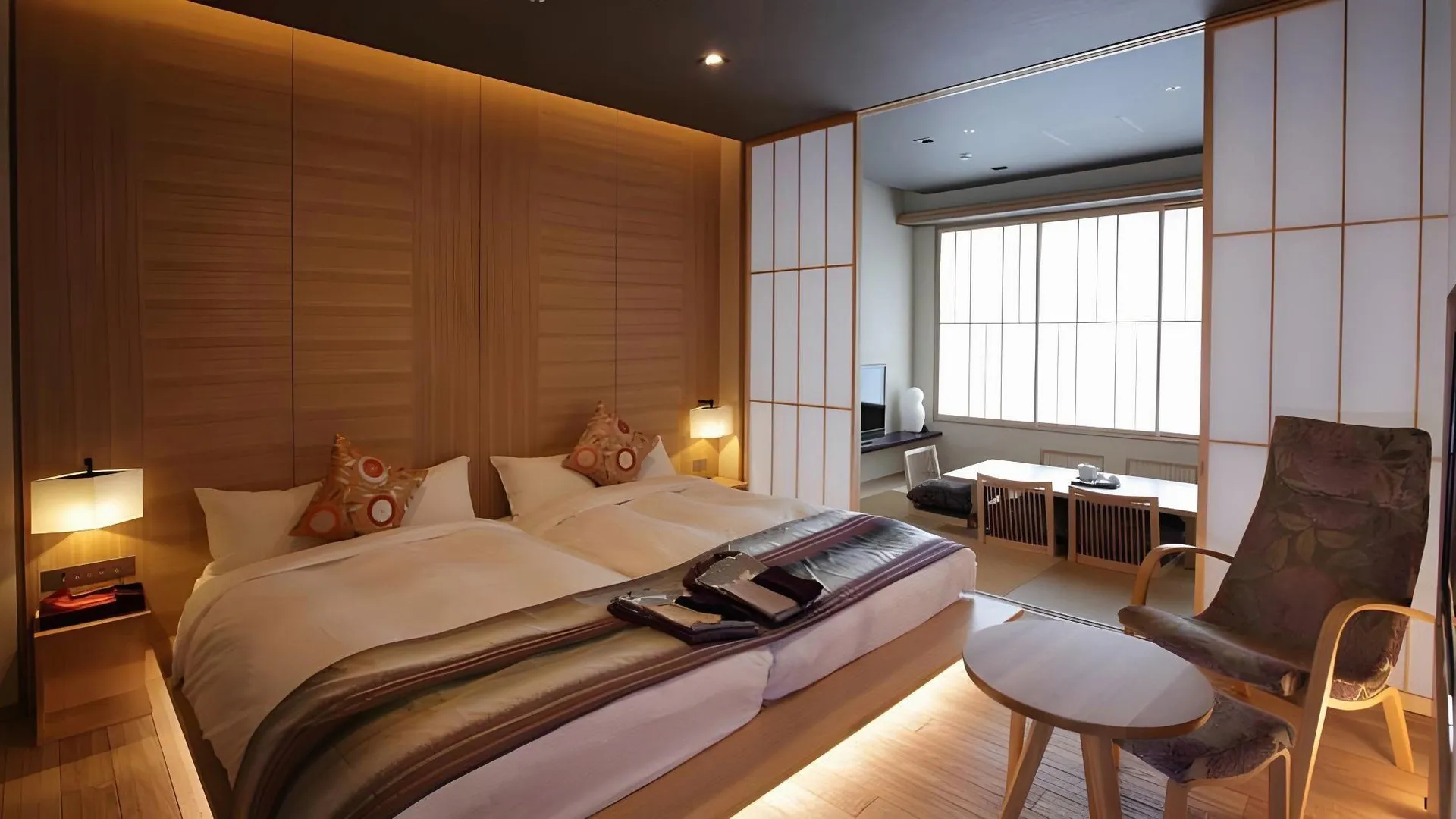 교토 교토 핫스프링 하토야 주이후카쿠 호텔 4성급 호텔 전망