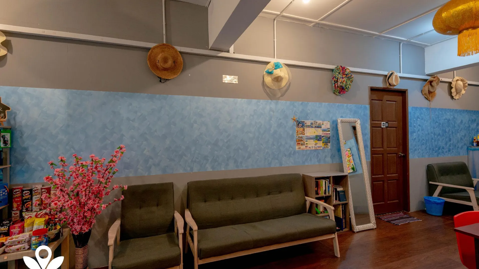 셈포르나 젠 룸 아일랜드 백패커스 3성급 호텔 전망