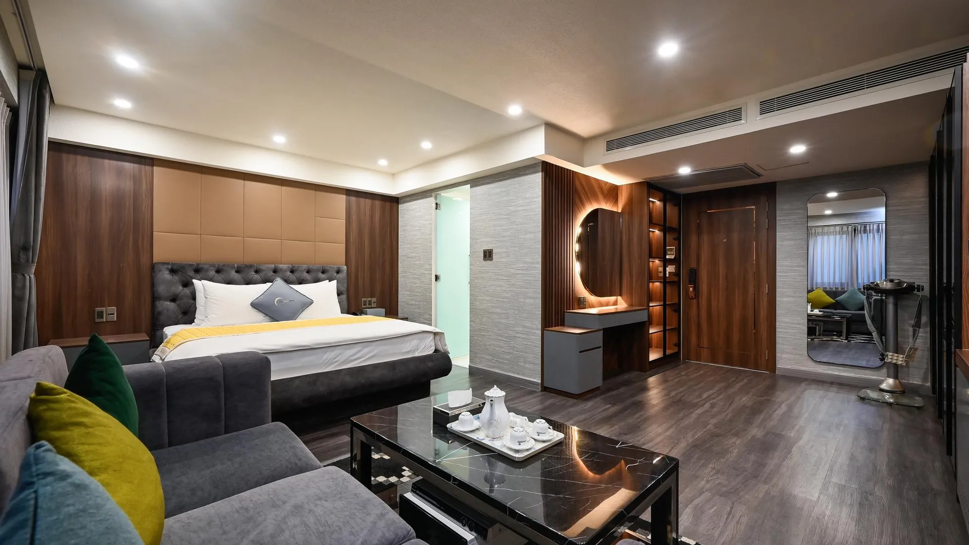 호치민 더 문 1 호텔 3성급 호텔 객실