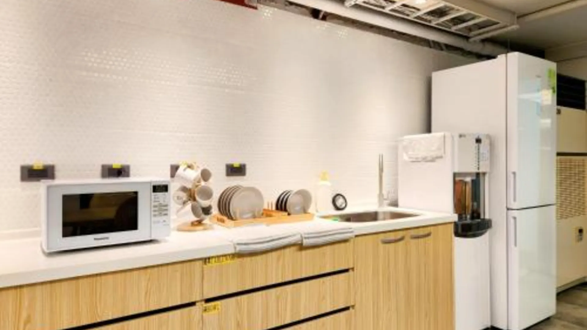 타이베이 저스트 라이브 호스텔 3성급 호텔 레스토랑