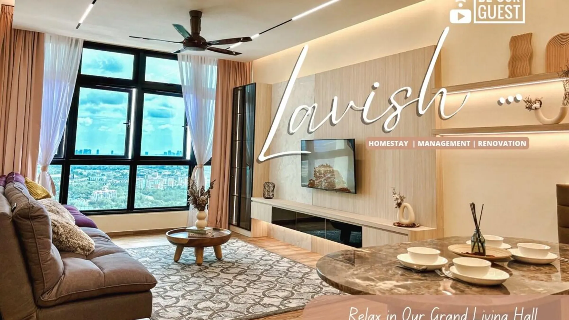 조호바루 / 조호르바루 탐포이의 아파트먼트 (1300m², 침실 4개, 프라이빗 욕실 2개) 4성급 게스트하우스 스위트룸