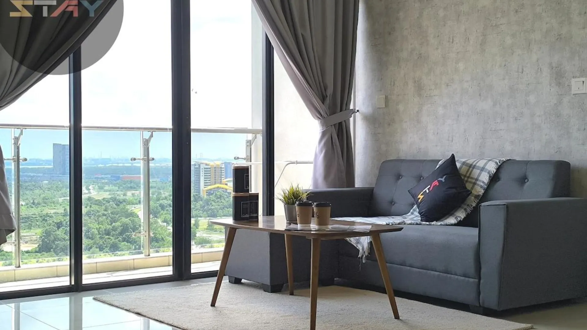 조호바루 / 조호르바루 겔랑파타 / 레고랜드의 아파트먼트 (m², 침실 2개, 프라이빗 욕실 2개) 3성급 게스트하우스 스위트룸