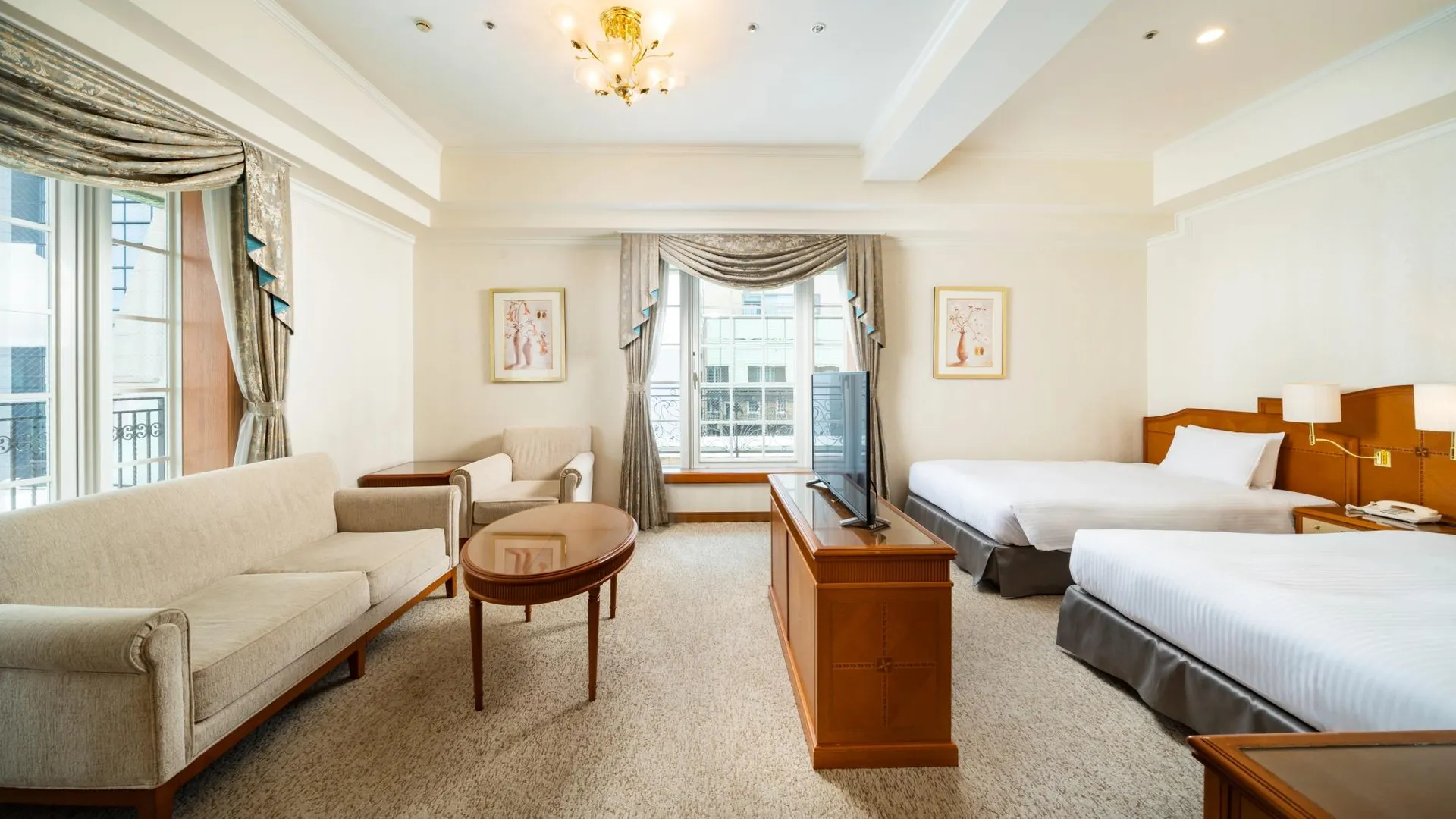 오사카 코코 호텔 오사카 신사이바시 4성급 호텔 스위트룸