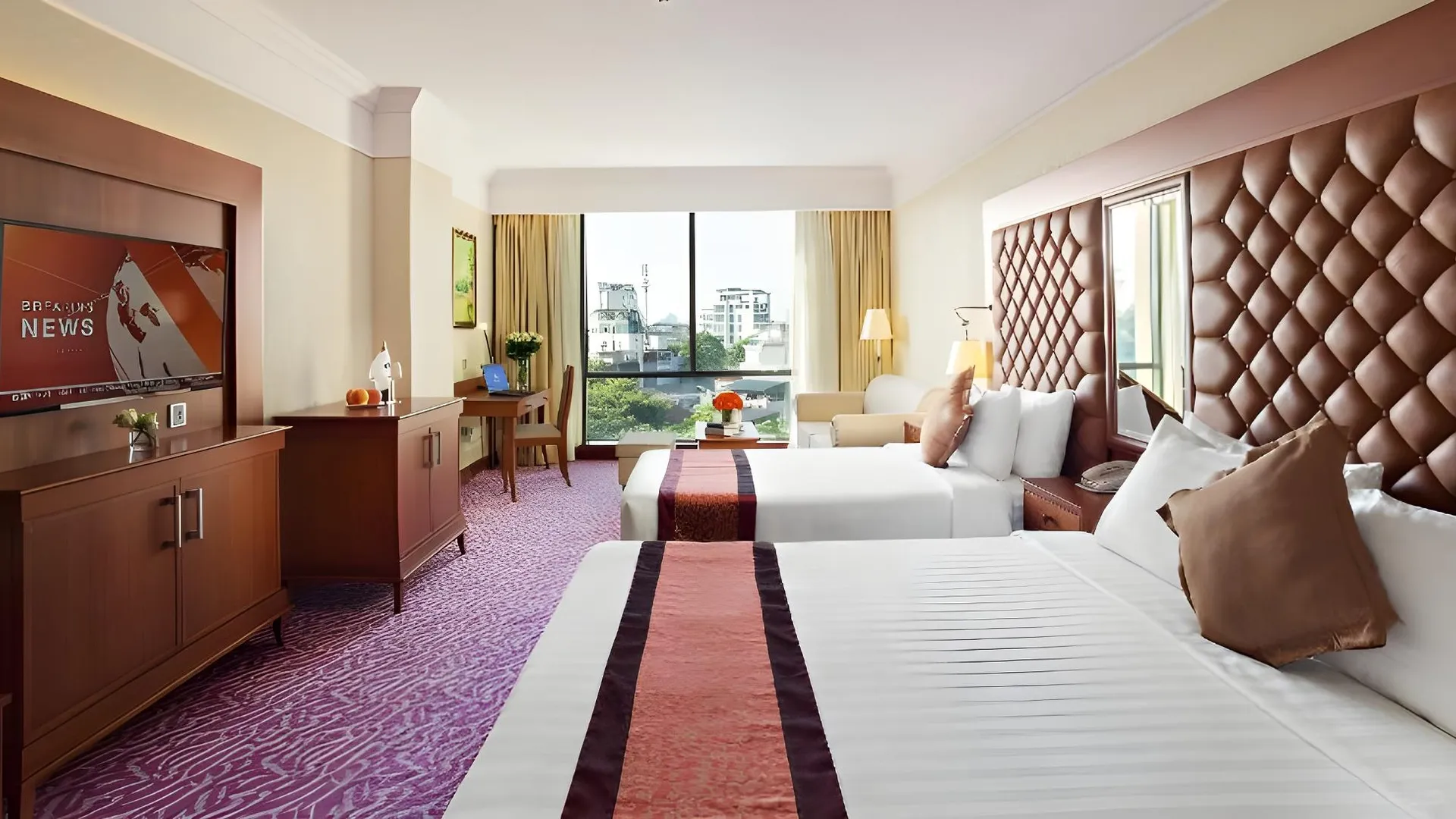 하노이 아미 호텔 응위엔 트라이 푸옹 4성급 호텔 스위트룸