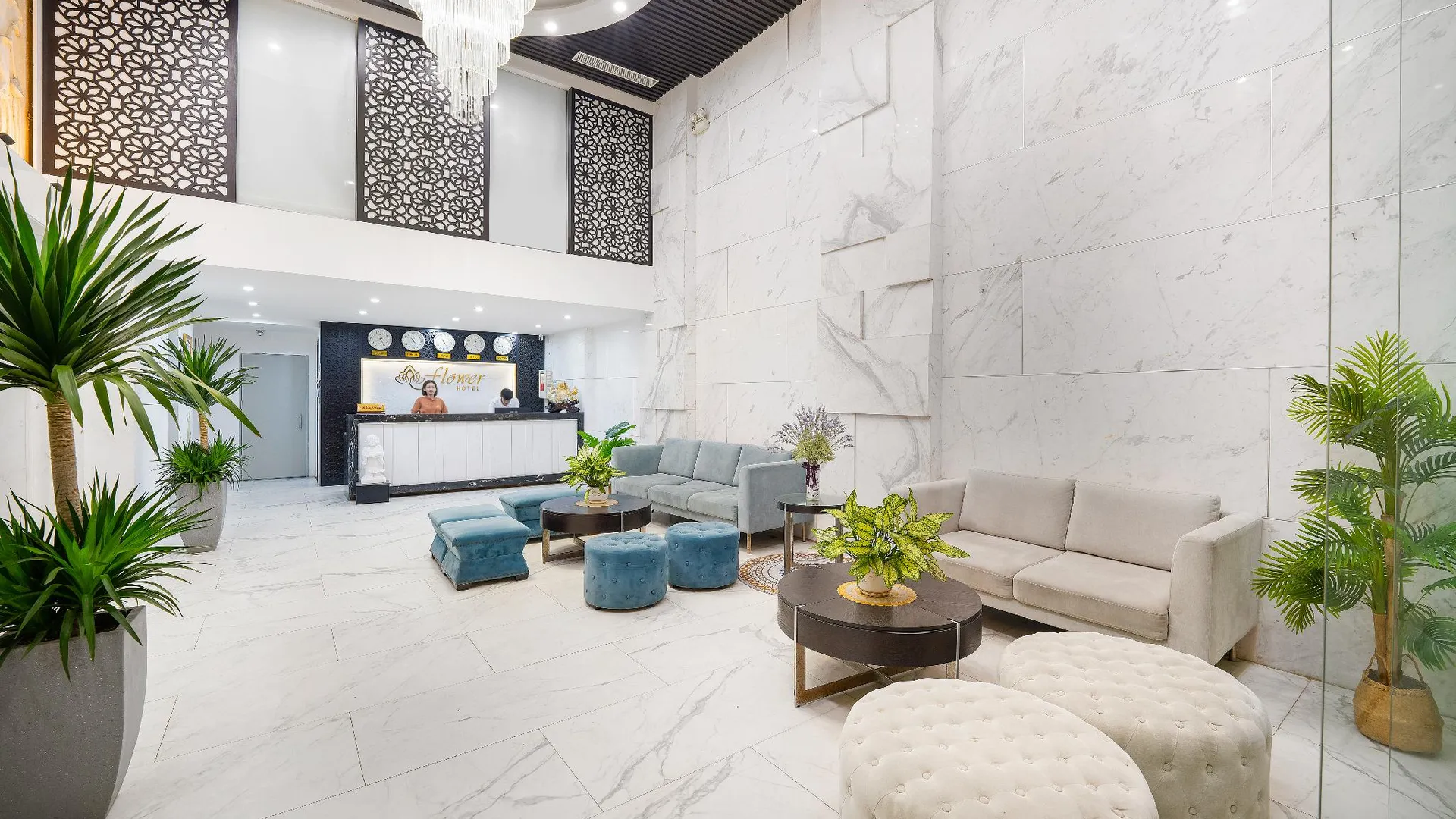 다낭 팬지 비치 호텔 4성급 호텔 로비