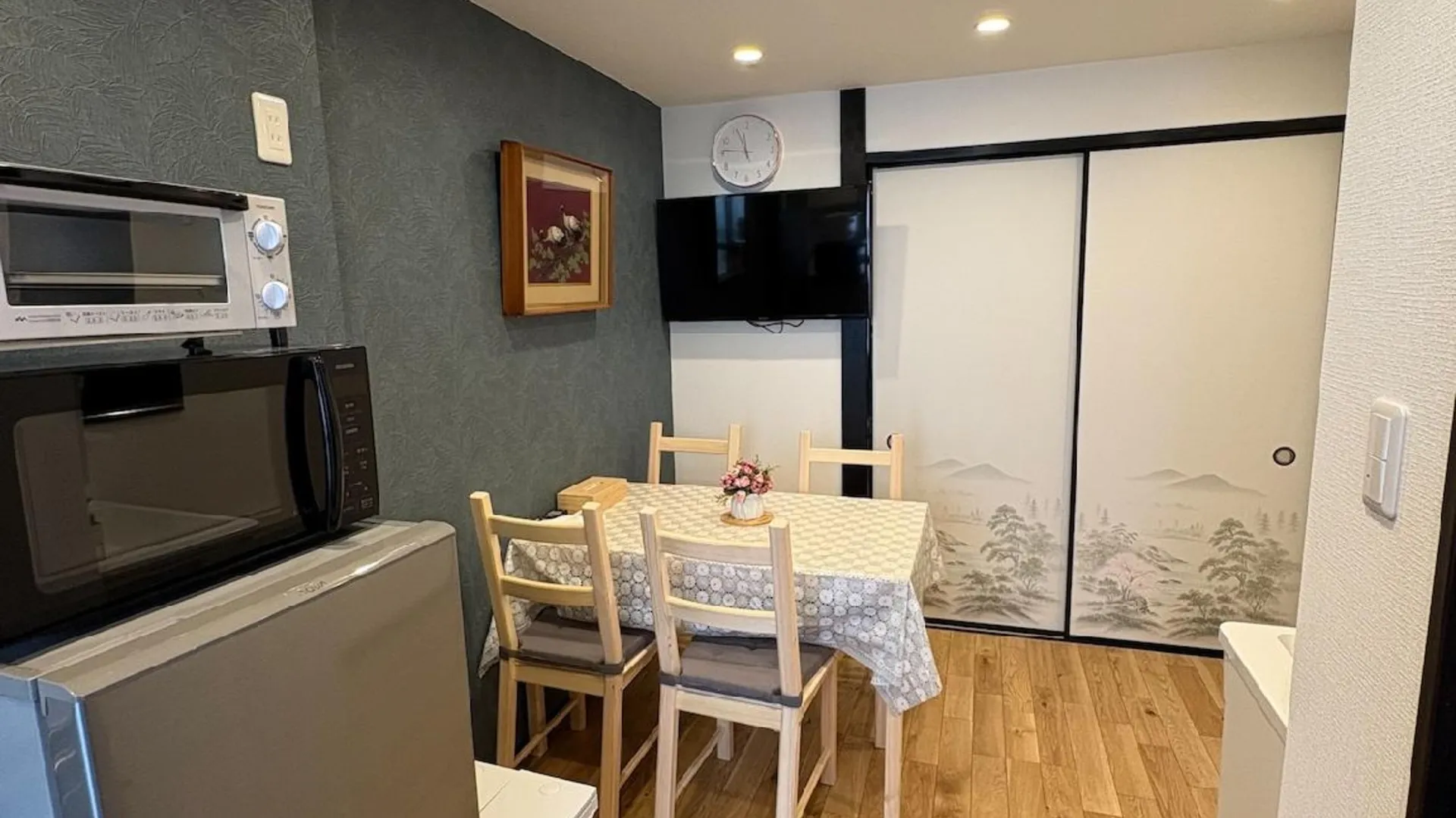 오사카 니시나리의 프라이빗 하우스 (50m², 침실 1개, 프라이빗 욕실 1개) 3성급 게스트하우스 레스토랑