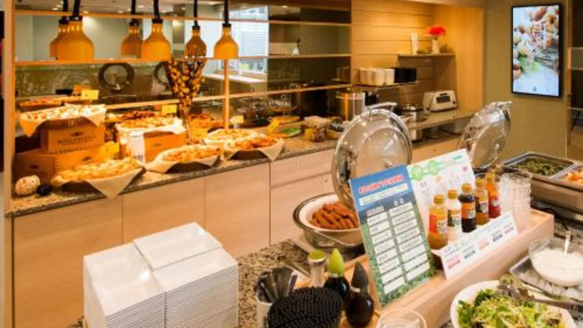 도쿄 / 동경 슈퍼 호텔 도쿄 JR 신코이와 2성급 호텔 레스토랑