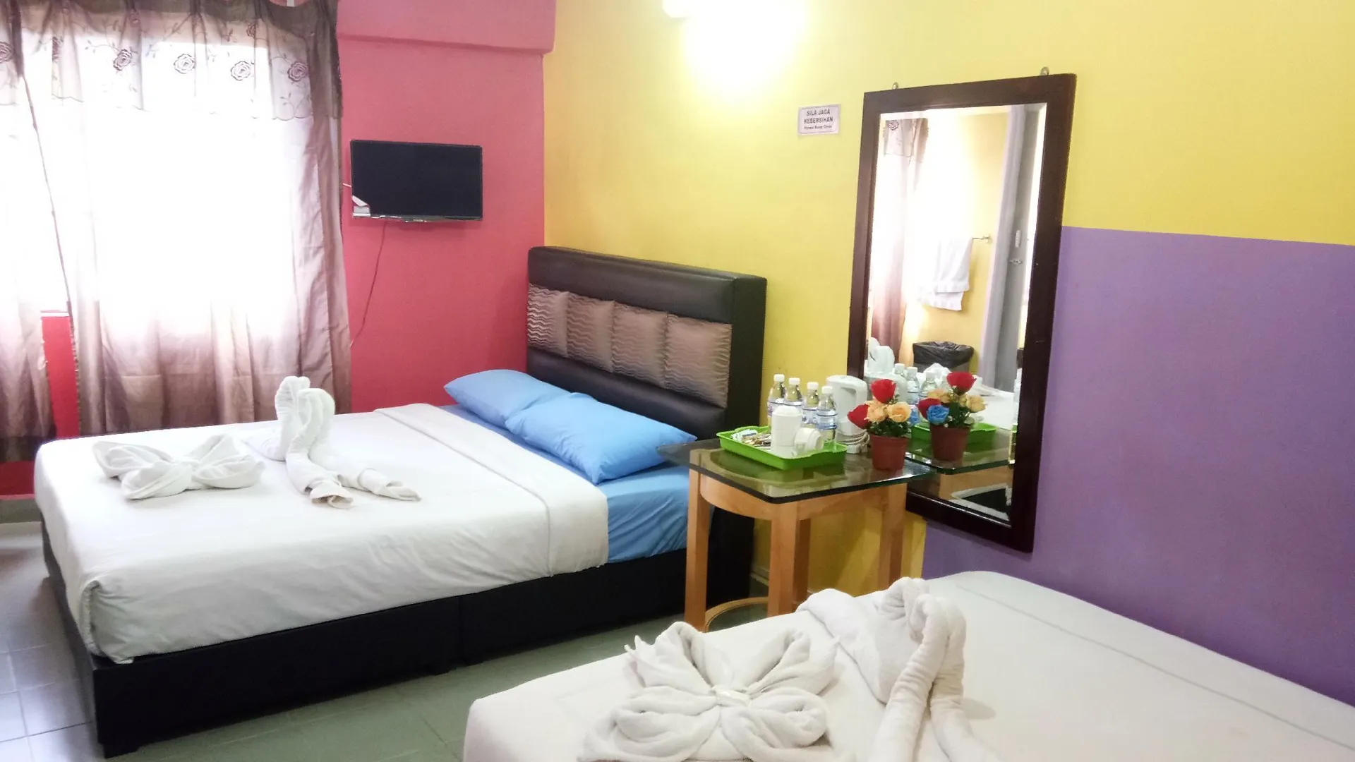 카메론 하일랜즈 하모니 인 호텔 2성급 호텔 객실