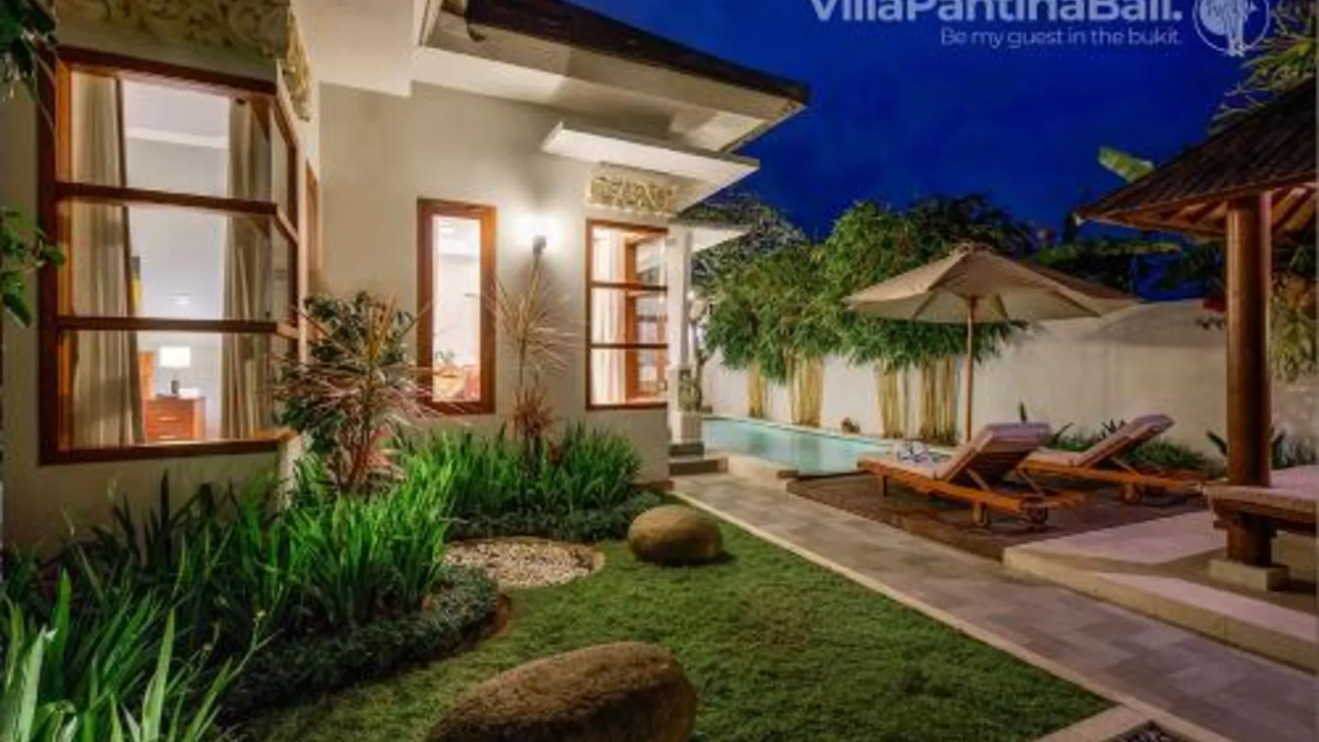 발리 Villa Pantina Bali 4성급 게스트하우스 전망
